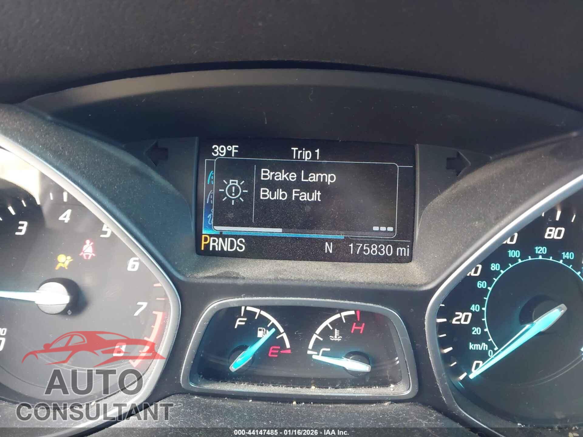FORD ESCAPE 2016 - 1FMCU9G90GUC63243