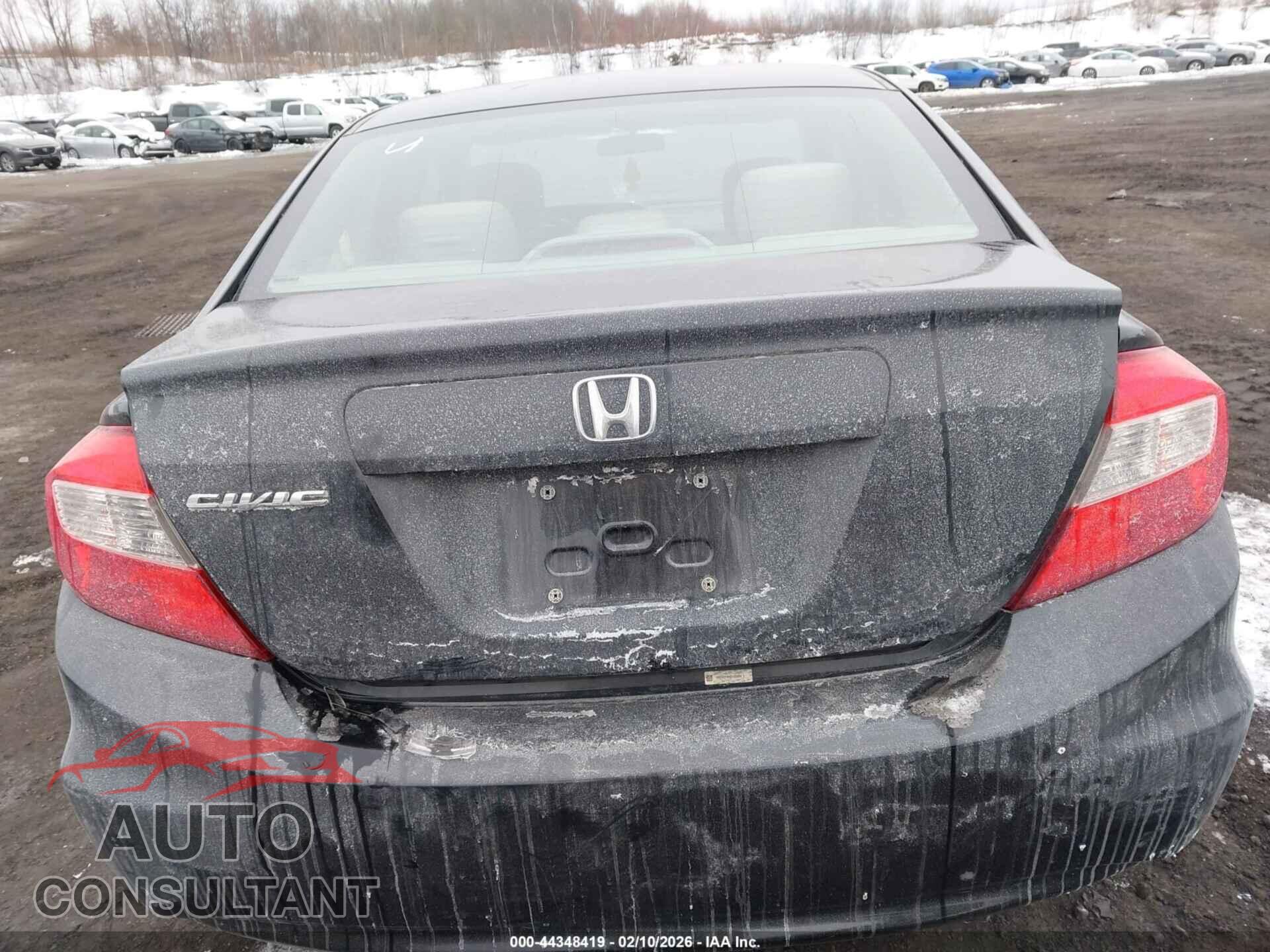 HONDA CIVIC 2012 - 19XFB2F89CE329594