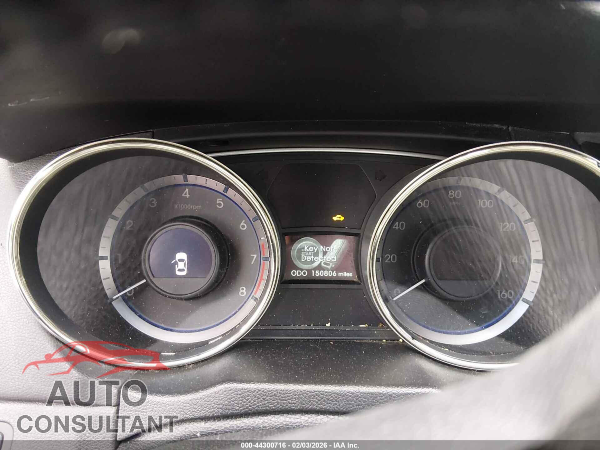 HYUNDAI SONATA 2013 - 5NPEC4AC4DH560237