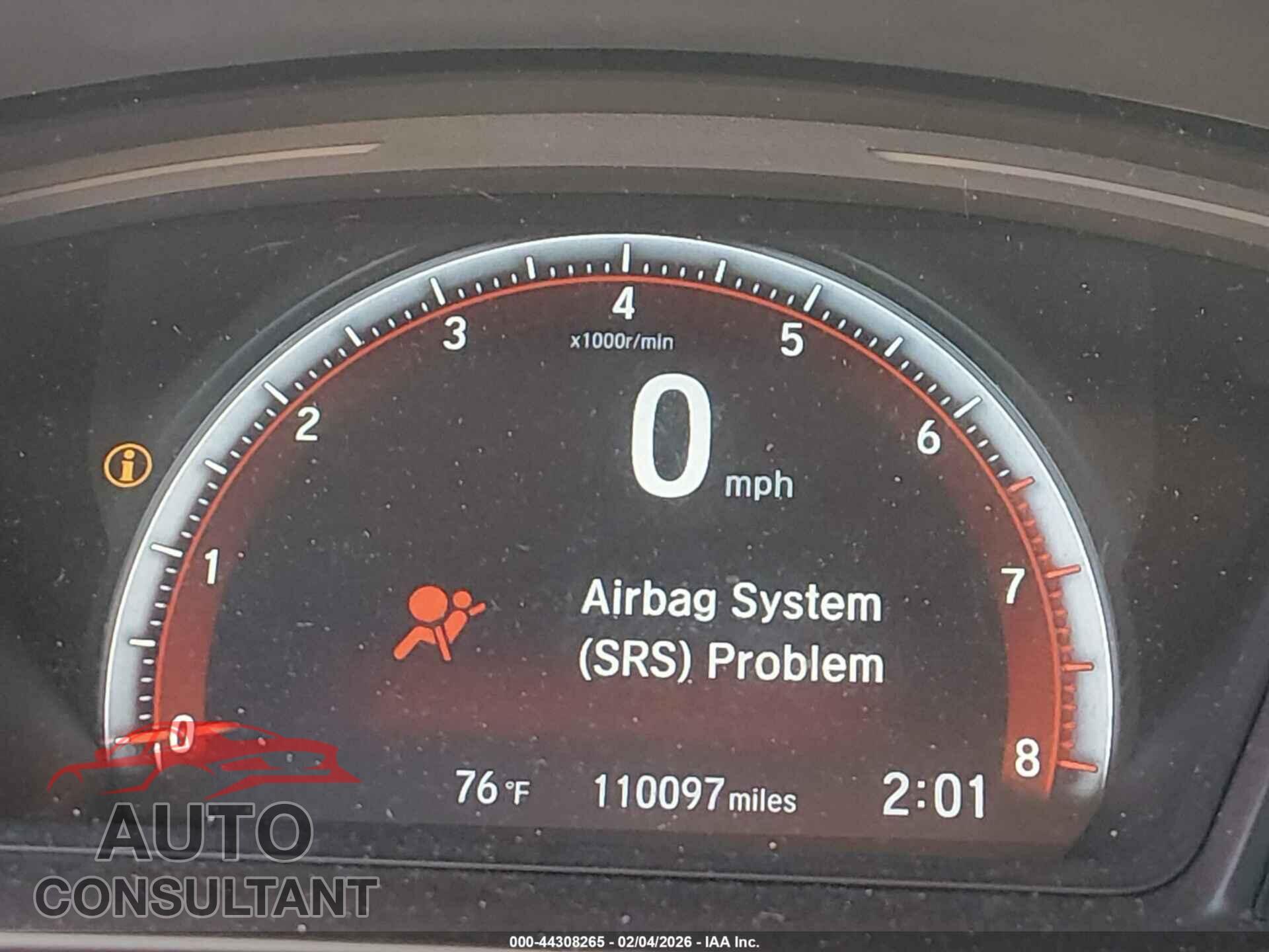 HONDA CIVIC 2018 - 2HGFC3A57JH750961