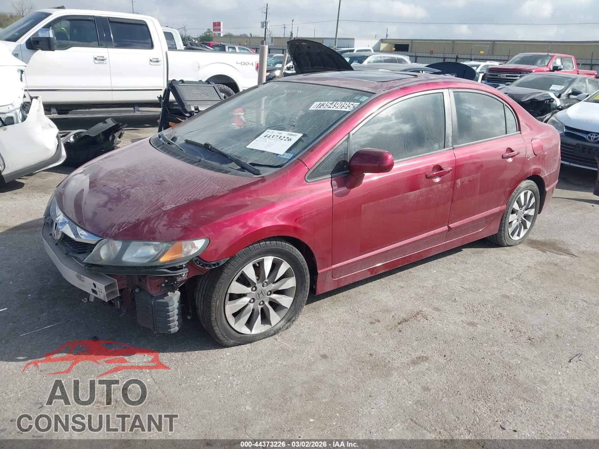 HONDA CIVIC 2010 - 2HGFA1F93AH525619