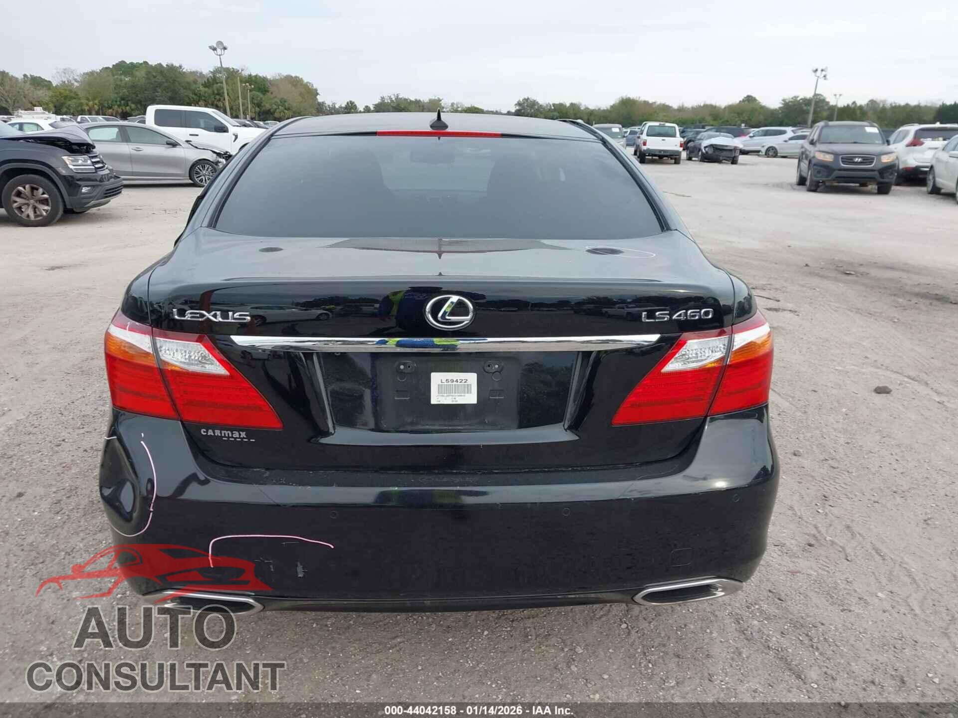 LEXUS LS 460 2010 - JTHBL5EF0A5100645