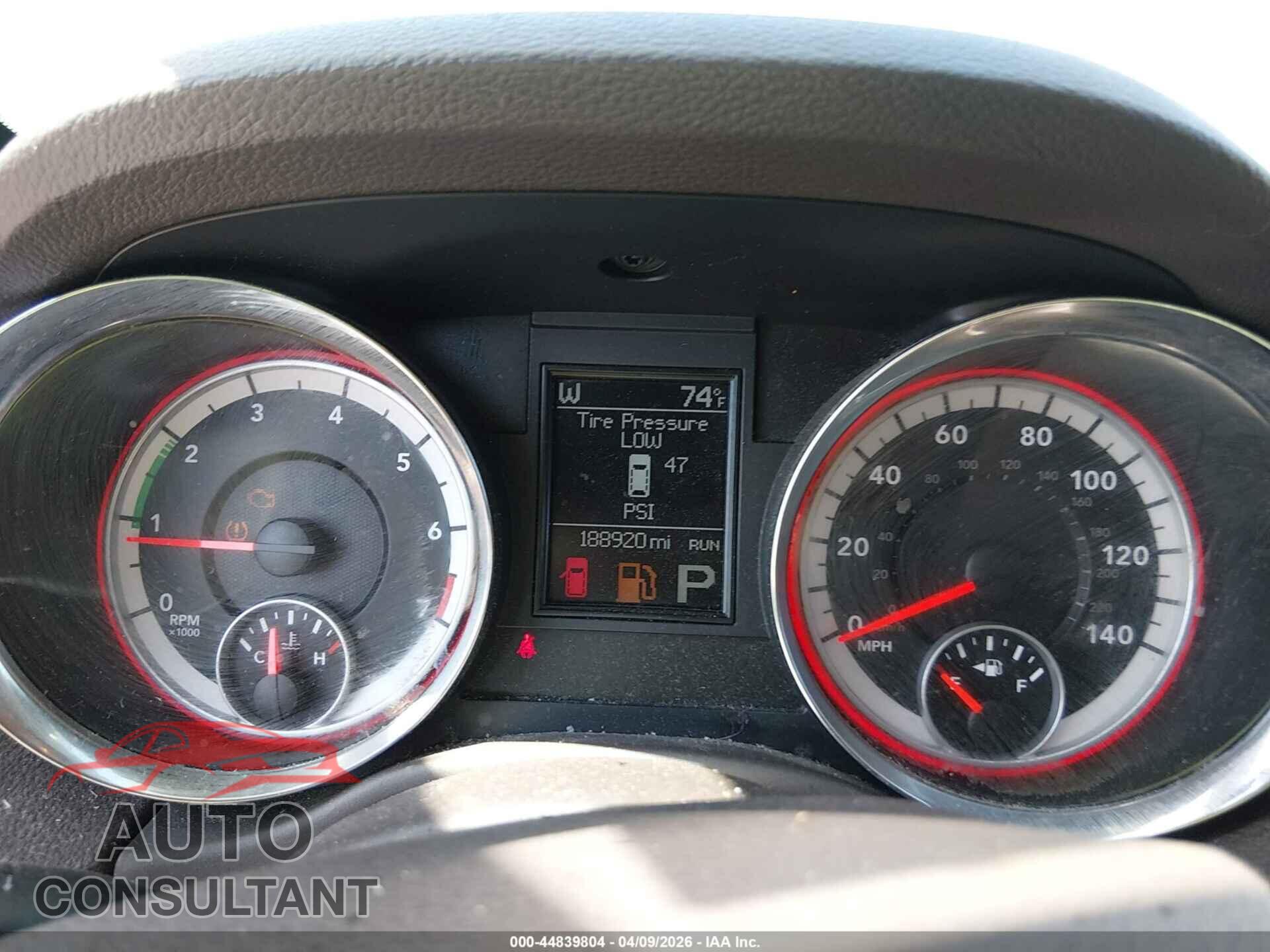 DODGE DURANGO 2012 - 1C4RDJDG1CC317720