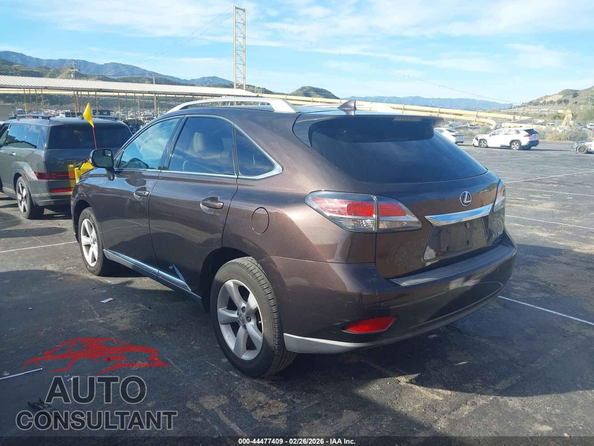 LEXUS RX 350 2014 - 2T2BK1BA0EC238244