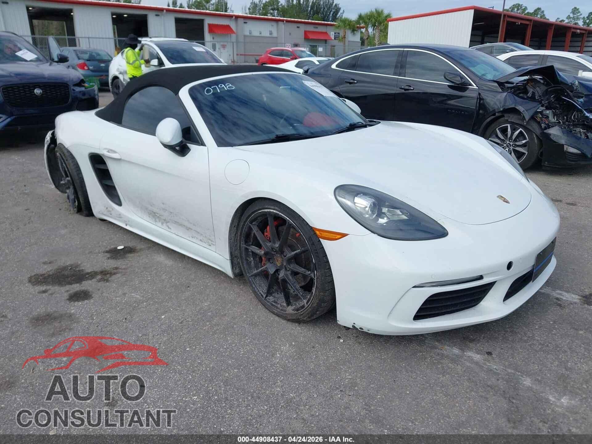 PORSCHE 718 BOXSTER 2017 - WP0CB2A89HS240798
