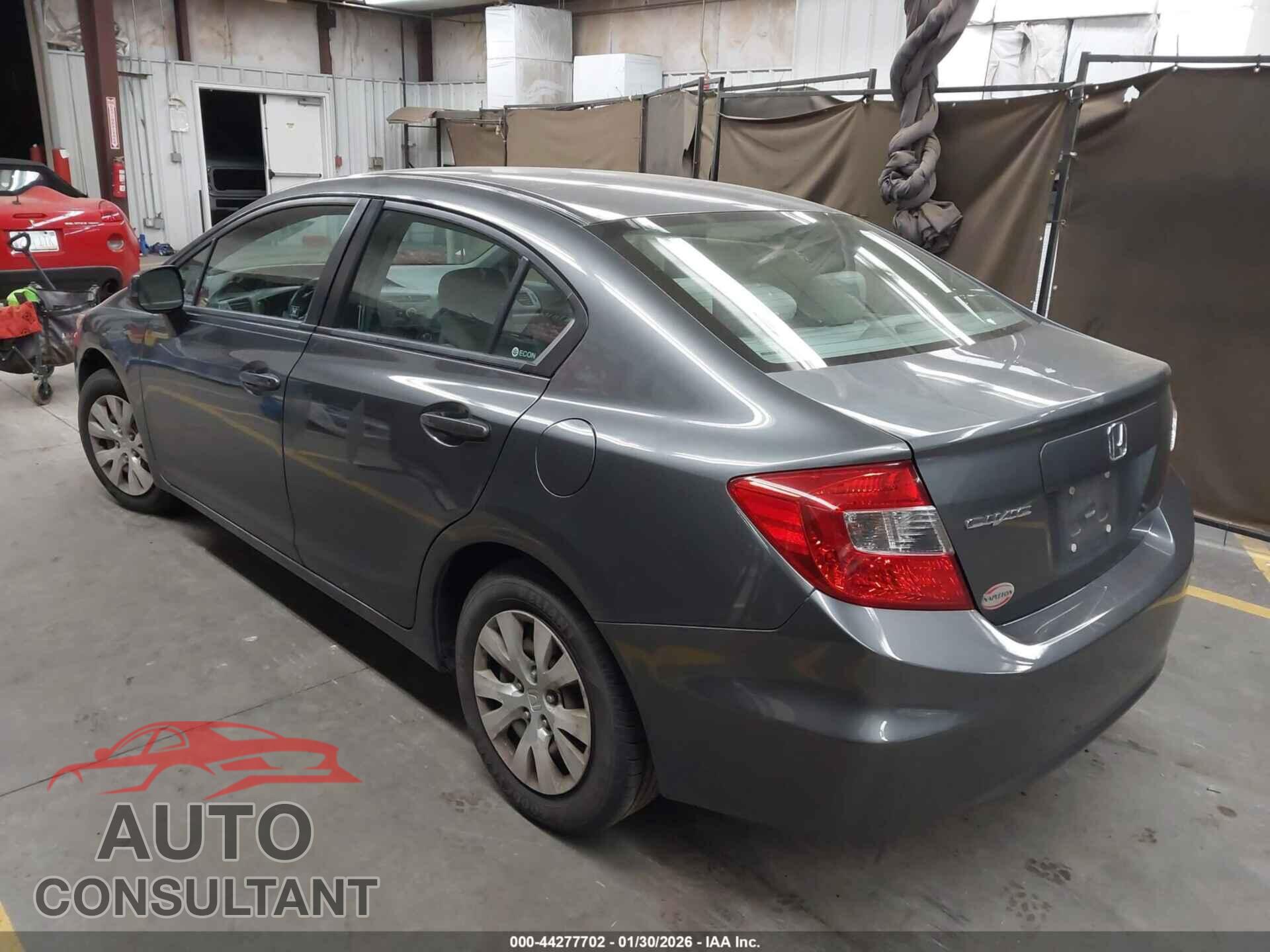 HONDA CIVIC 2012 - 19XFB2F54CE087805
