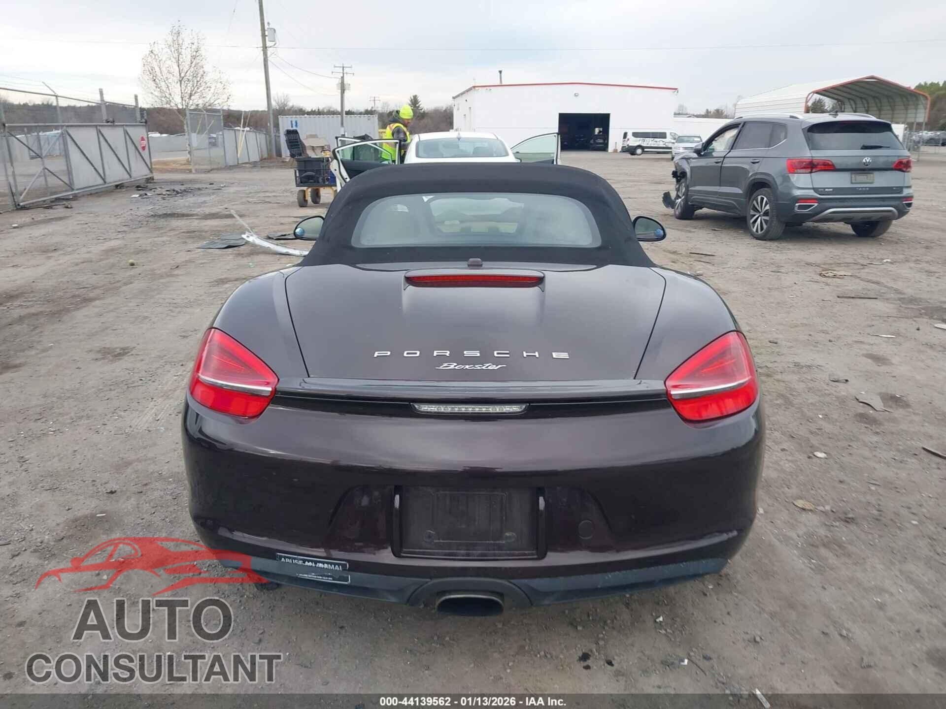 PORSCHE BOXSTER 2014 - WP0CA2A89ES121387