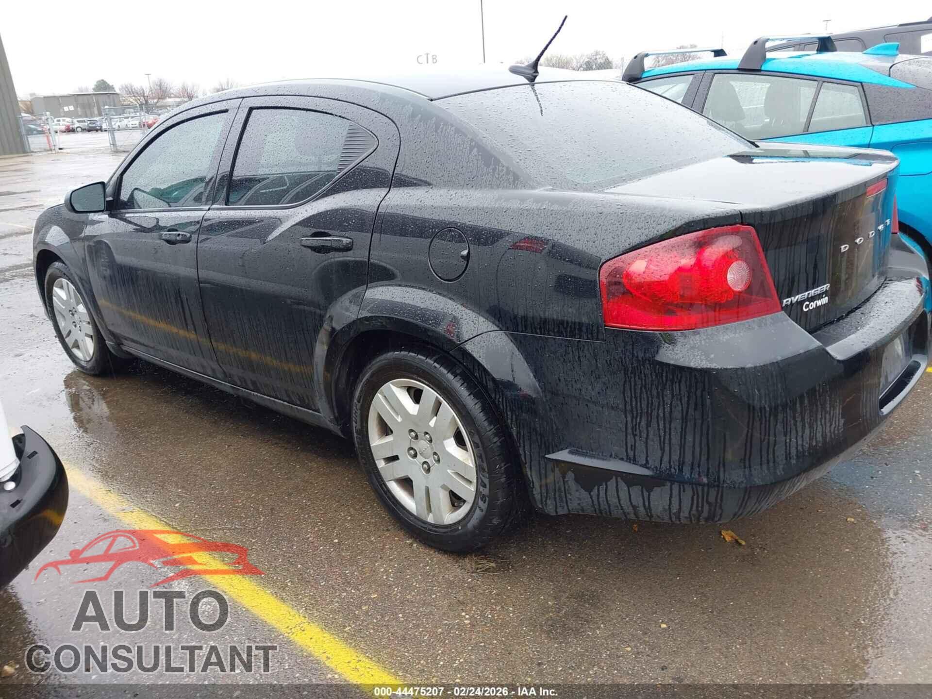 DODGE AVENGER 2013 - 1C3CDZAB3DN754383