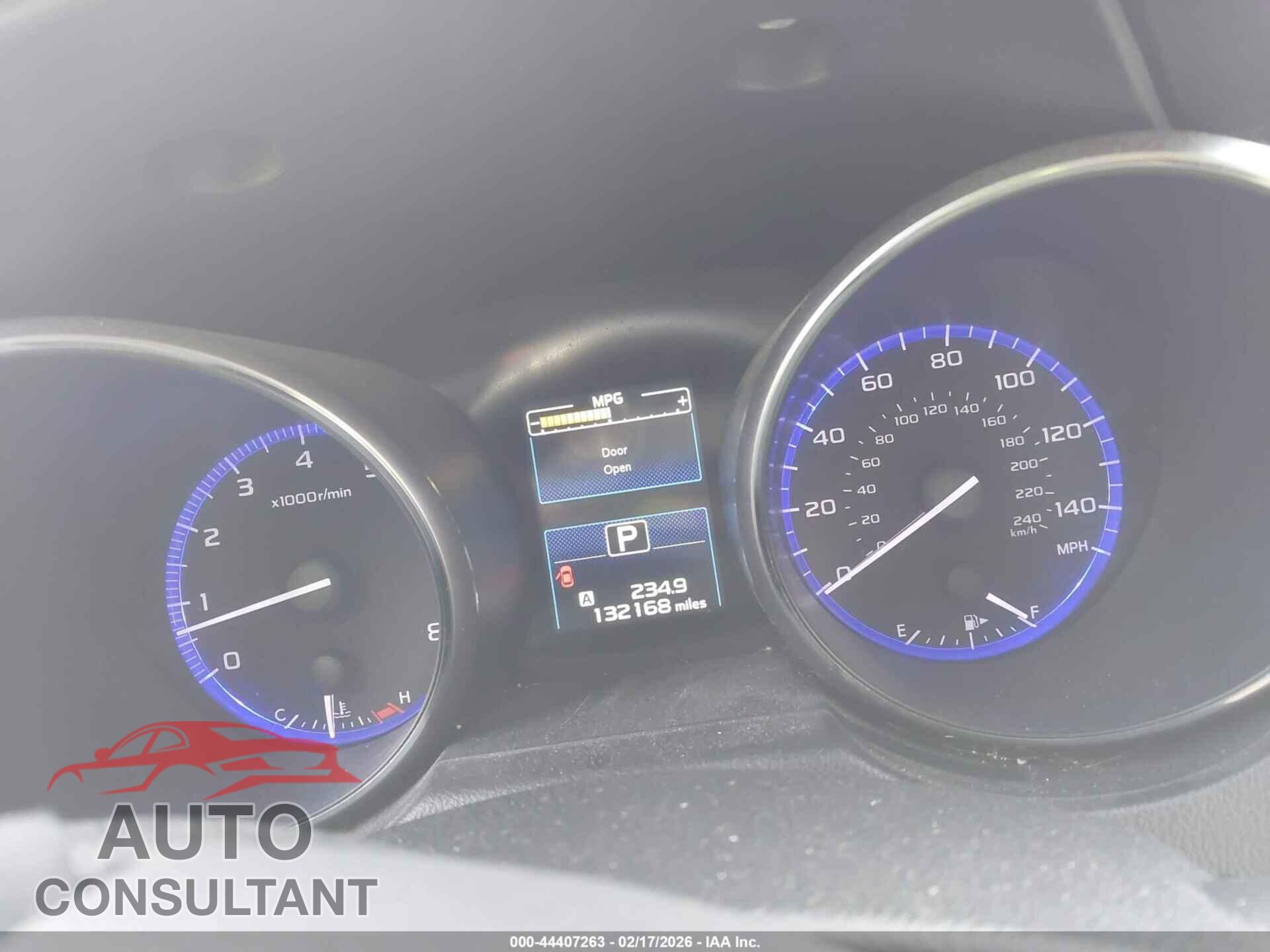 SUBARU OUTBACK 2016 - 4S4BSBDC3G3315575