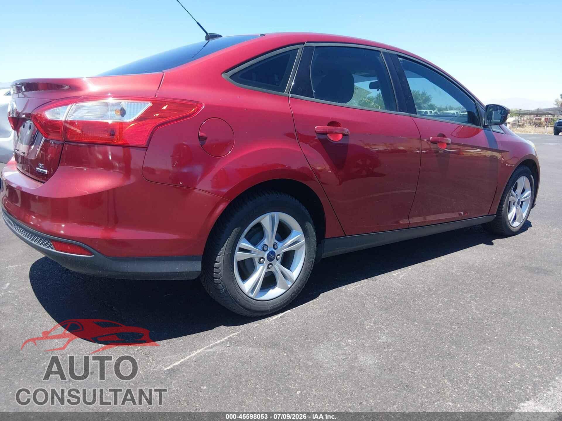 FORD FOCUS 2013 - 1FADP3F25DL318648