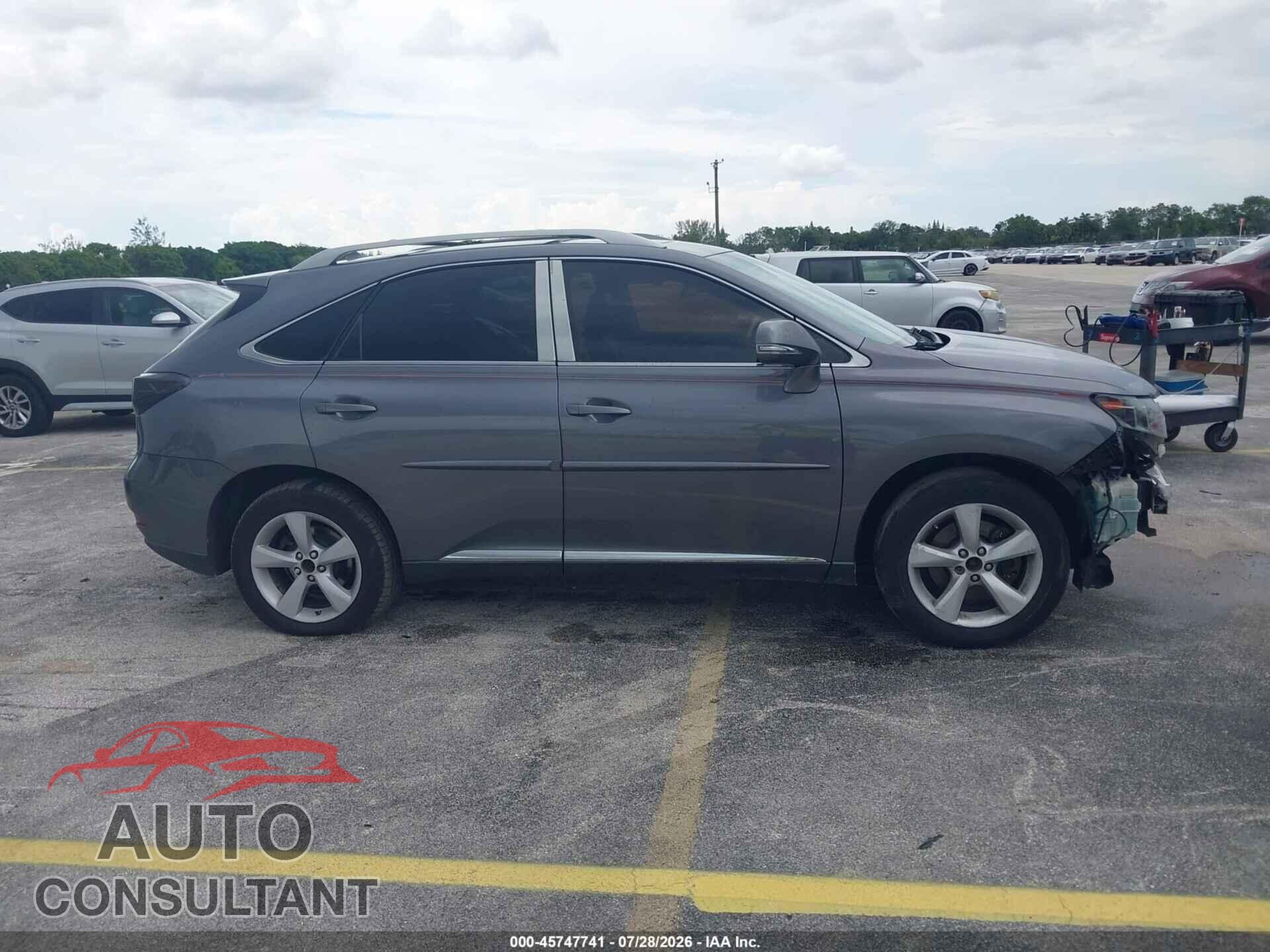 LEXUS RX 350 2012 - 2T2BK1BA7CC150269