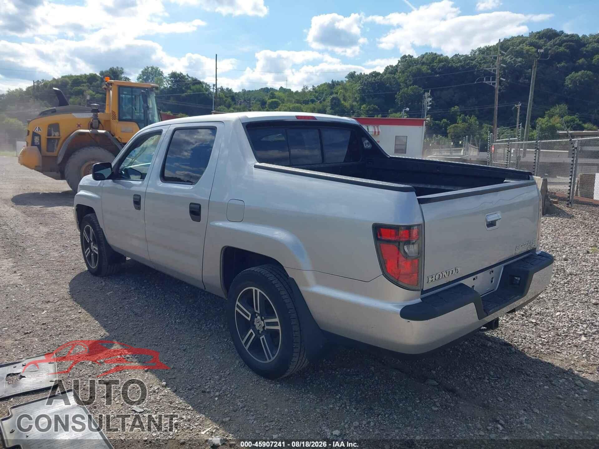 HONDA RIDGELINE 2014 - 5FPYK1F72EB001500