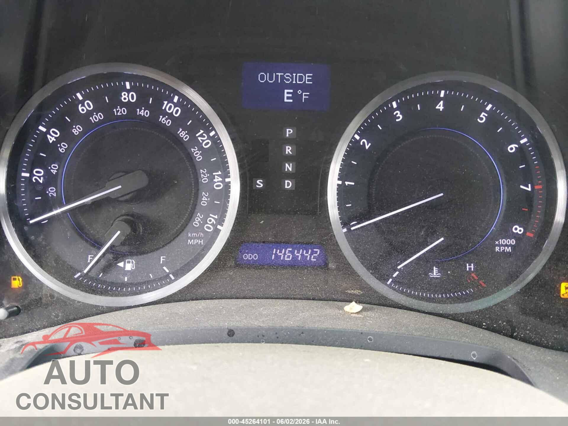 LEXUS IS 250 2011 - JTHCF5C20B5052576