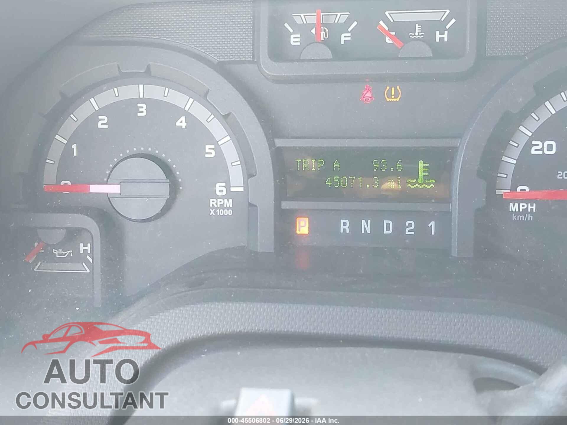 FORD E-350 SUPER DUTY 2012 - 1FBSS3BL2CDA93486
