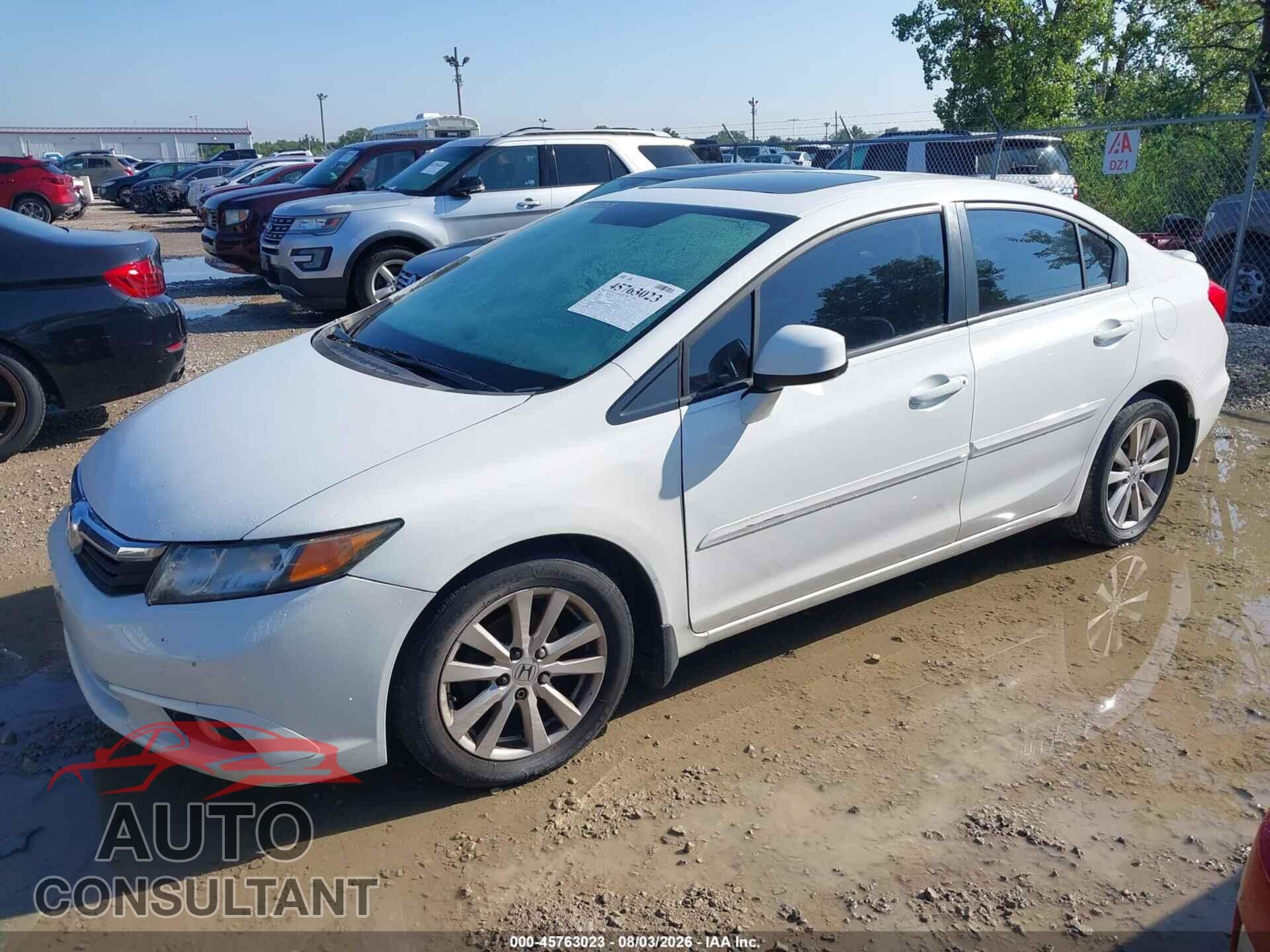 HONDA CIVIC 2012 - 19XFB2F99CE030373