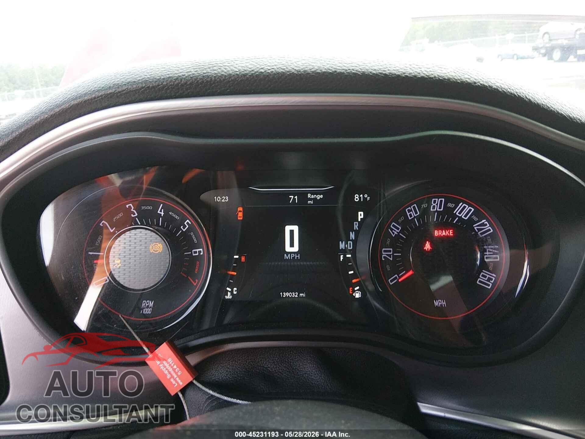 DODGE CHALLENGER 2019 - 2C3CDZAG1KH739480