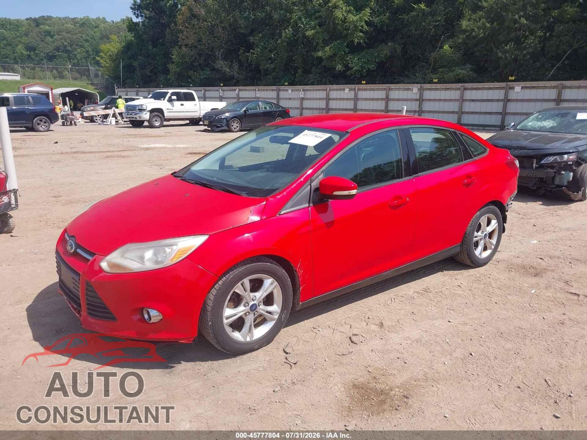 FORD FOCUS 2014 - 1FADP3F23EL163437