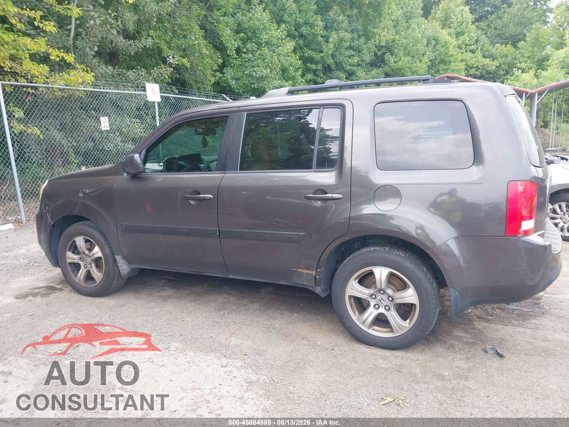 HONDA PILOT 2012 - 5FNYF3H62CB018825