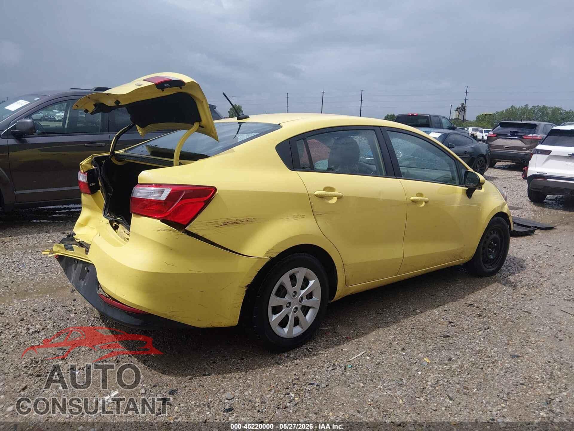 KIA RIO 2016 - KNADM4A32G6620973