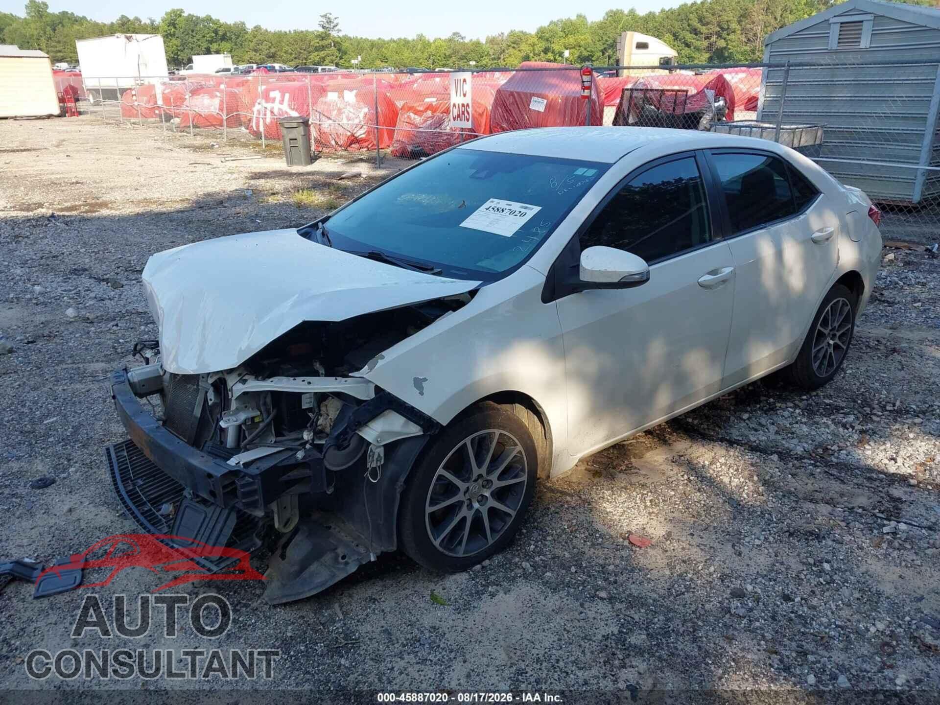 TOYOTA COROLLA 2017 - 5YFBURHEXHP642485