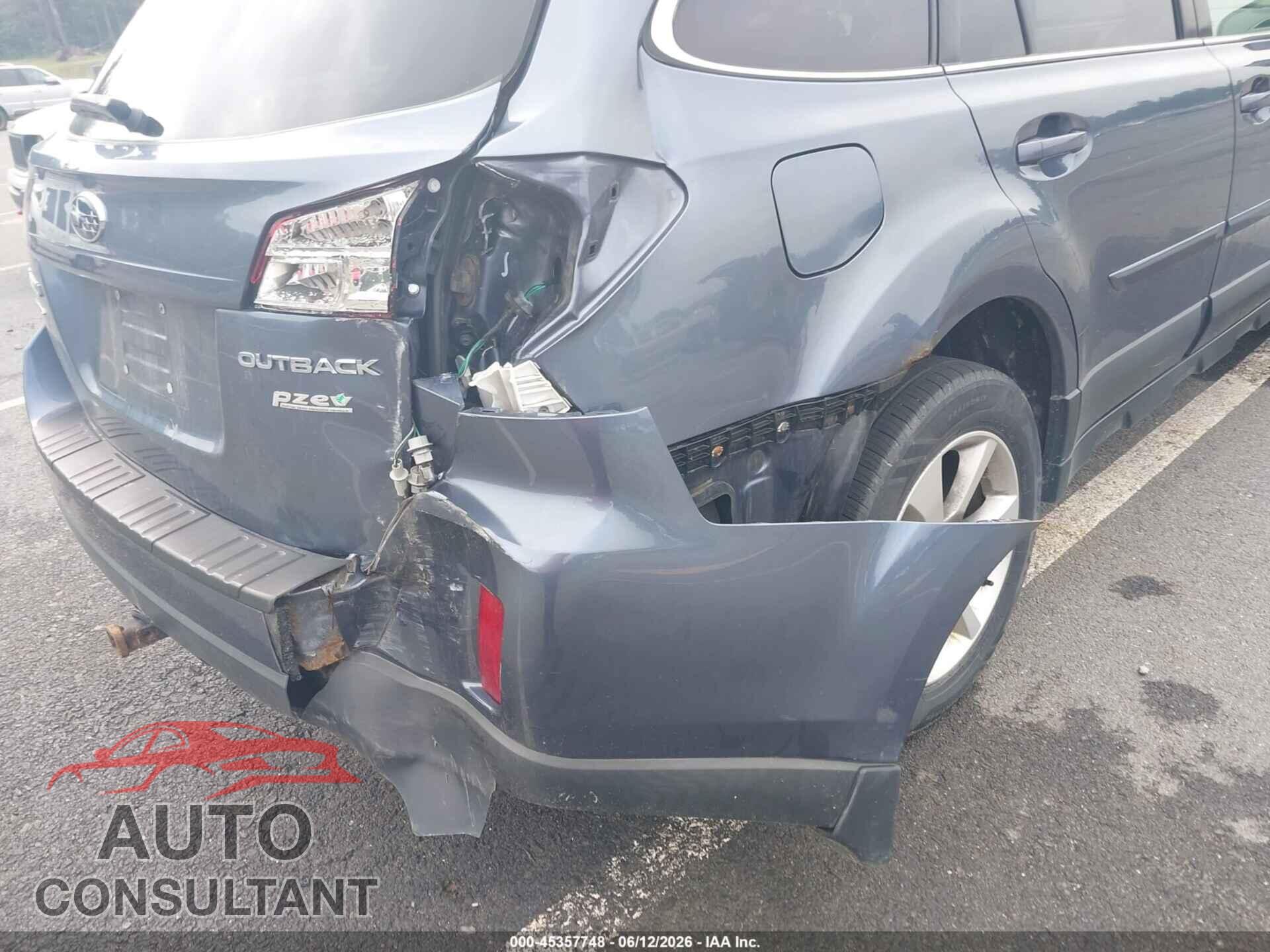 SUBARU OUTBACK 2013 - 4S4BRBCC8D3266785