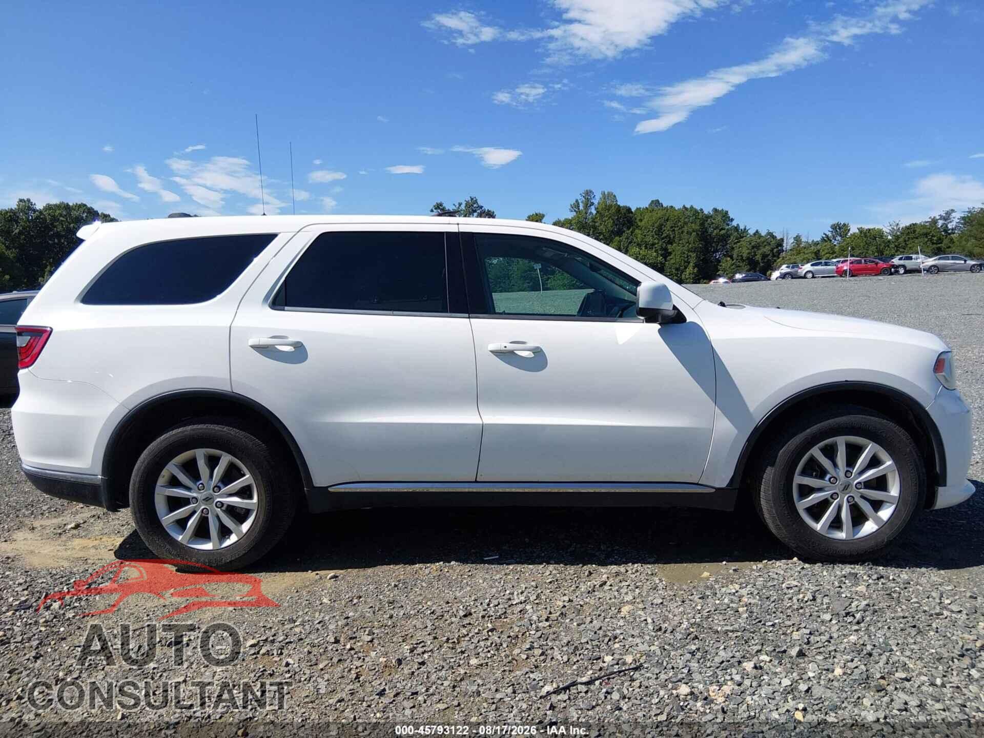 DODGE DURANGO 2020 - 1C4RDJFG3LC431666