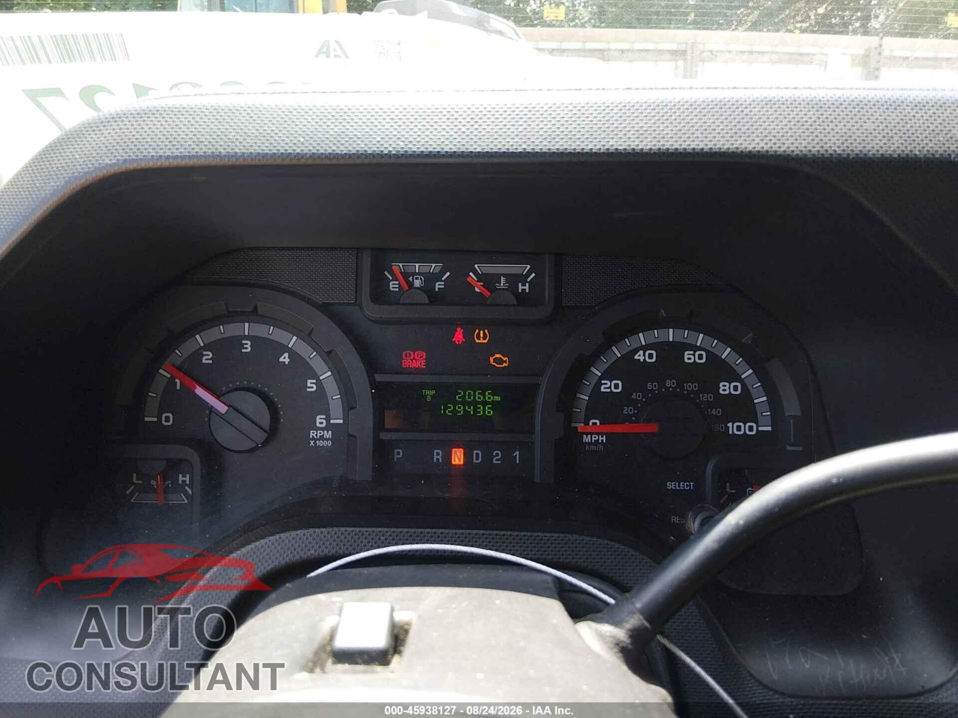 FORD E-150 2013 - 1FTNE1EWXDDA22130