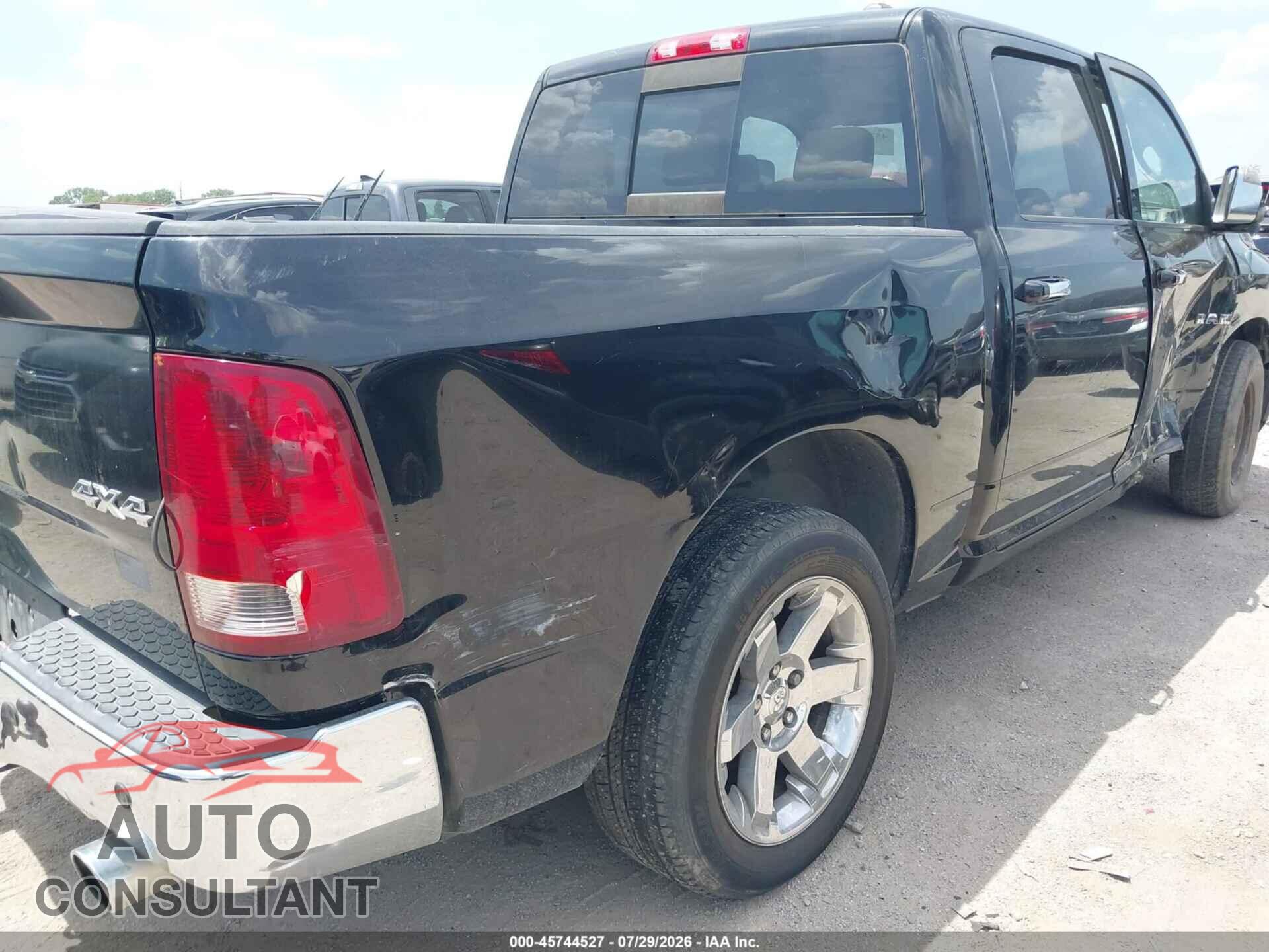 DODGE RAM 1500 2010 - 1D7RV1CT8AS219952