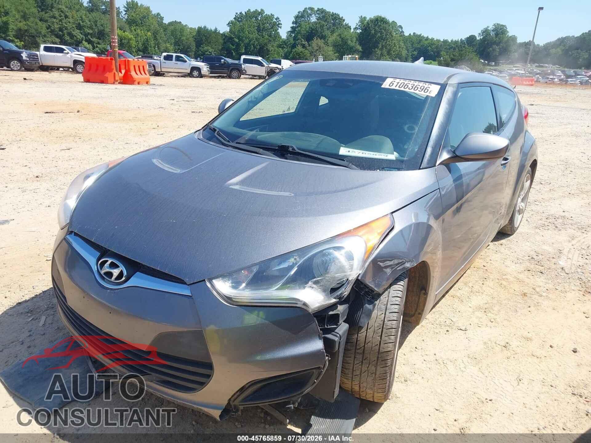 HYUNDAI VELOSTER 2012 - KMHTC6AD7CU078521