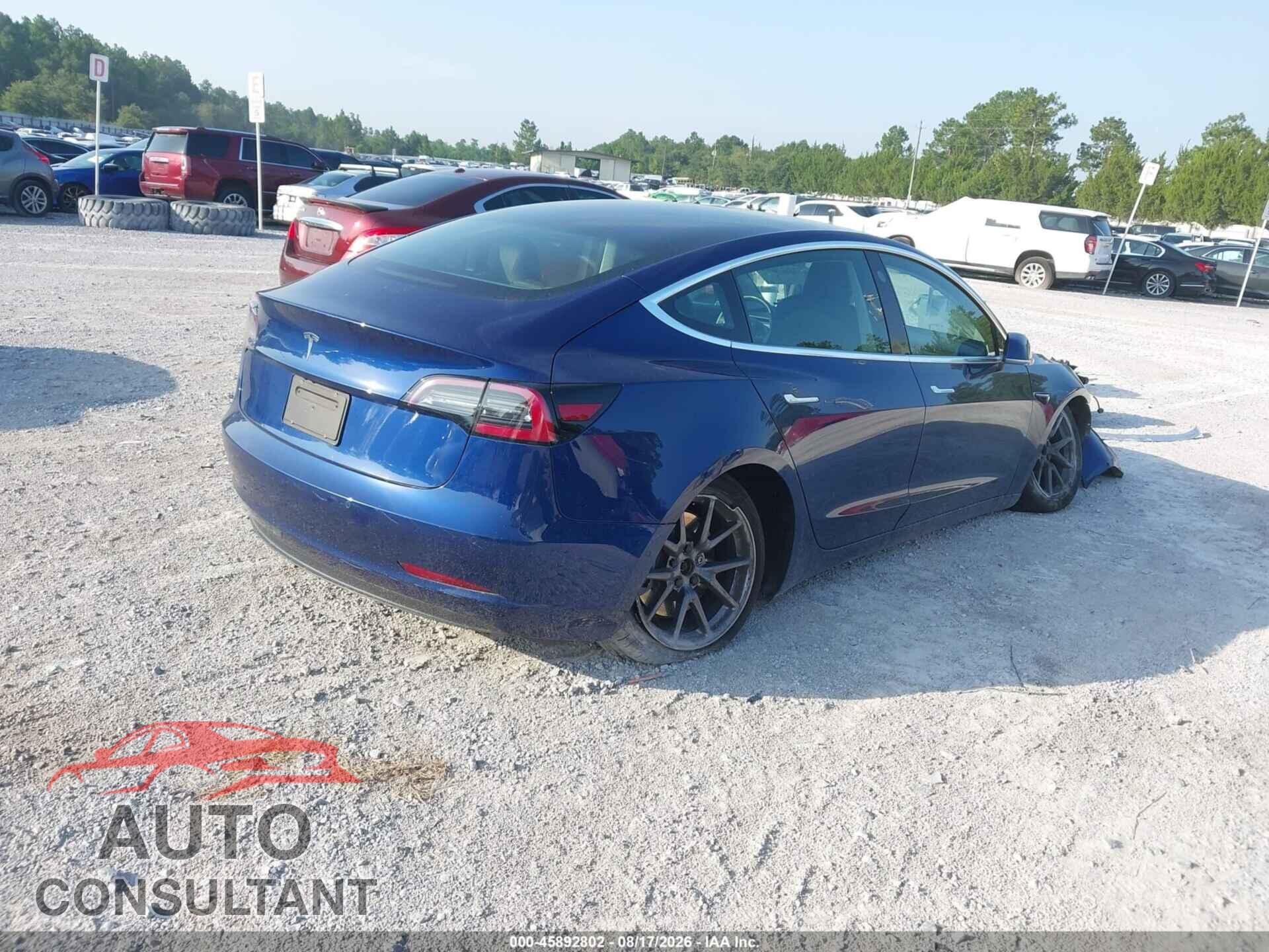 TESLA MODEL 3 2019 - 5YJ3E1EA0KF435465