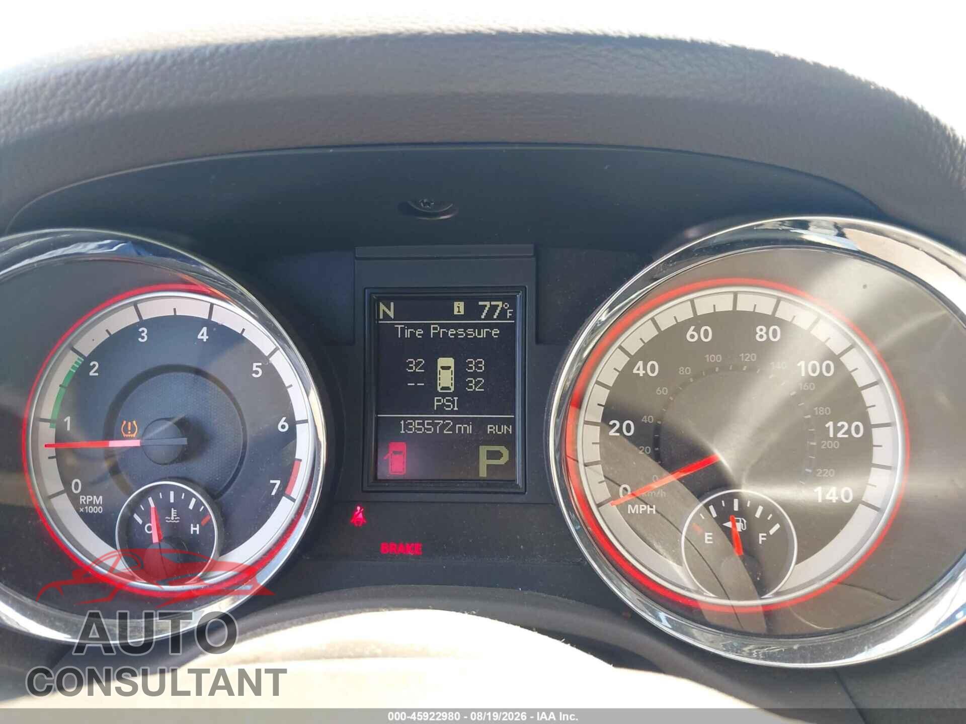 DODGE DURANGO 2013 - 1C4RDJDG7DC677463