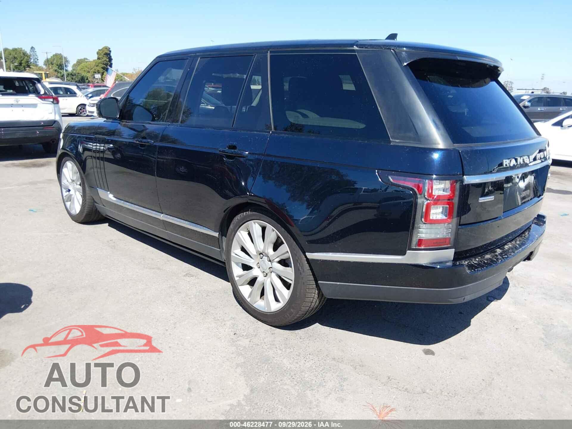 LAND ROVER RANGE ROVER 2016 - SALGS2EF2GA253240