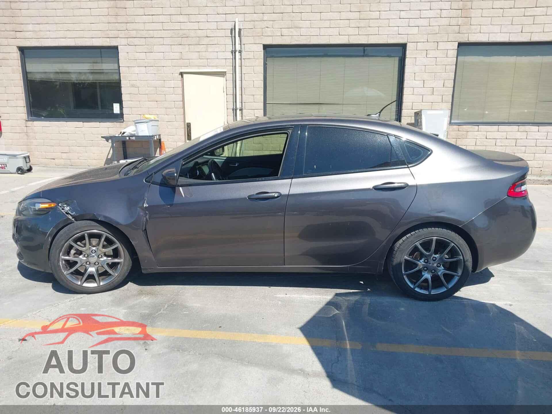 DODGE DART 2015 - 1C3CDFBB8FD123411
