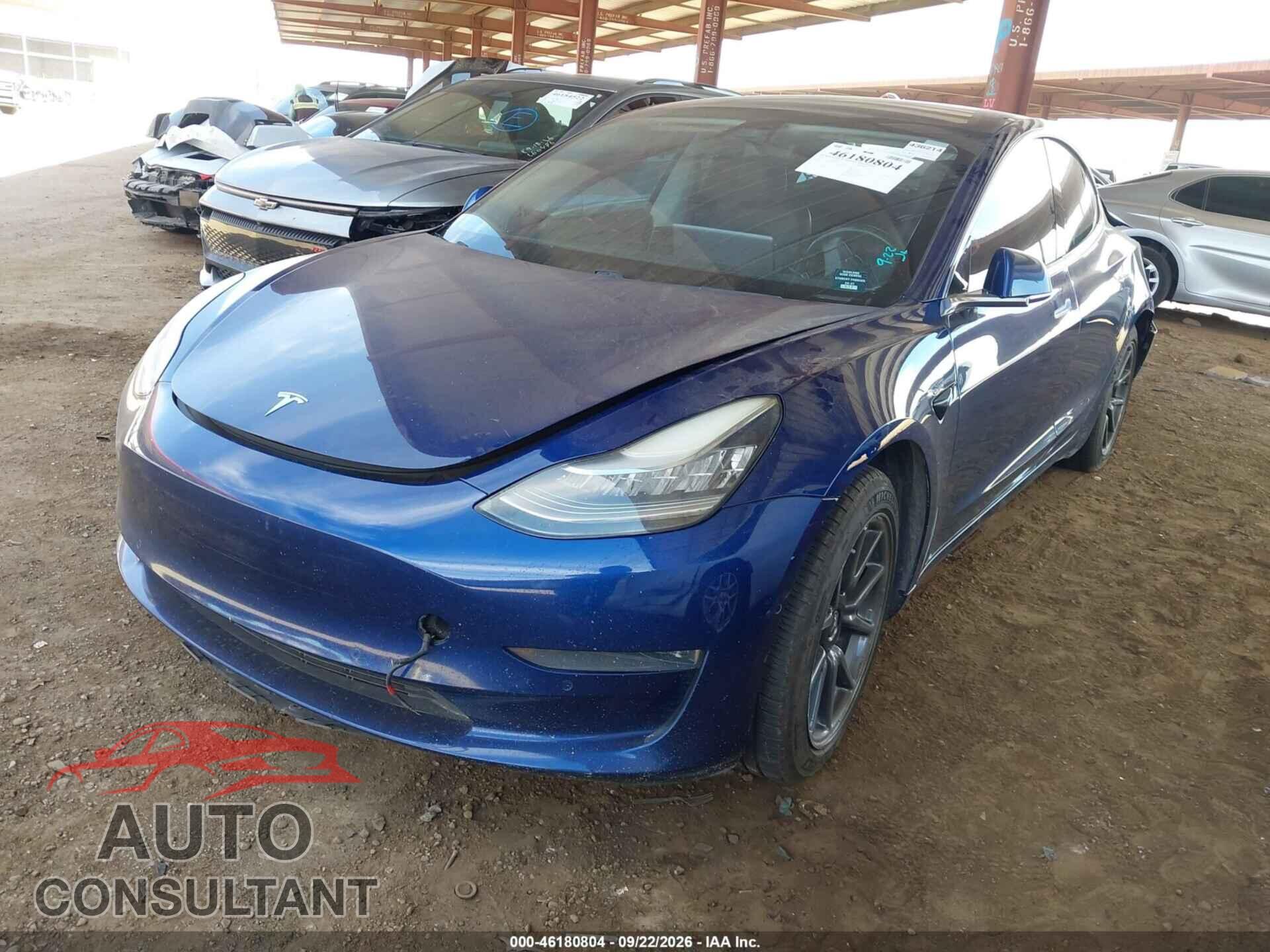 TESLA MODEL 3 2019 - 5YJ3E1EB9KF387537