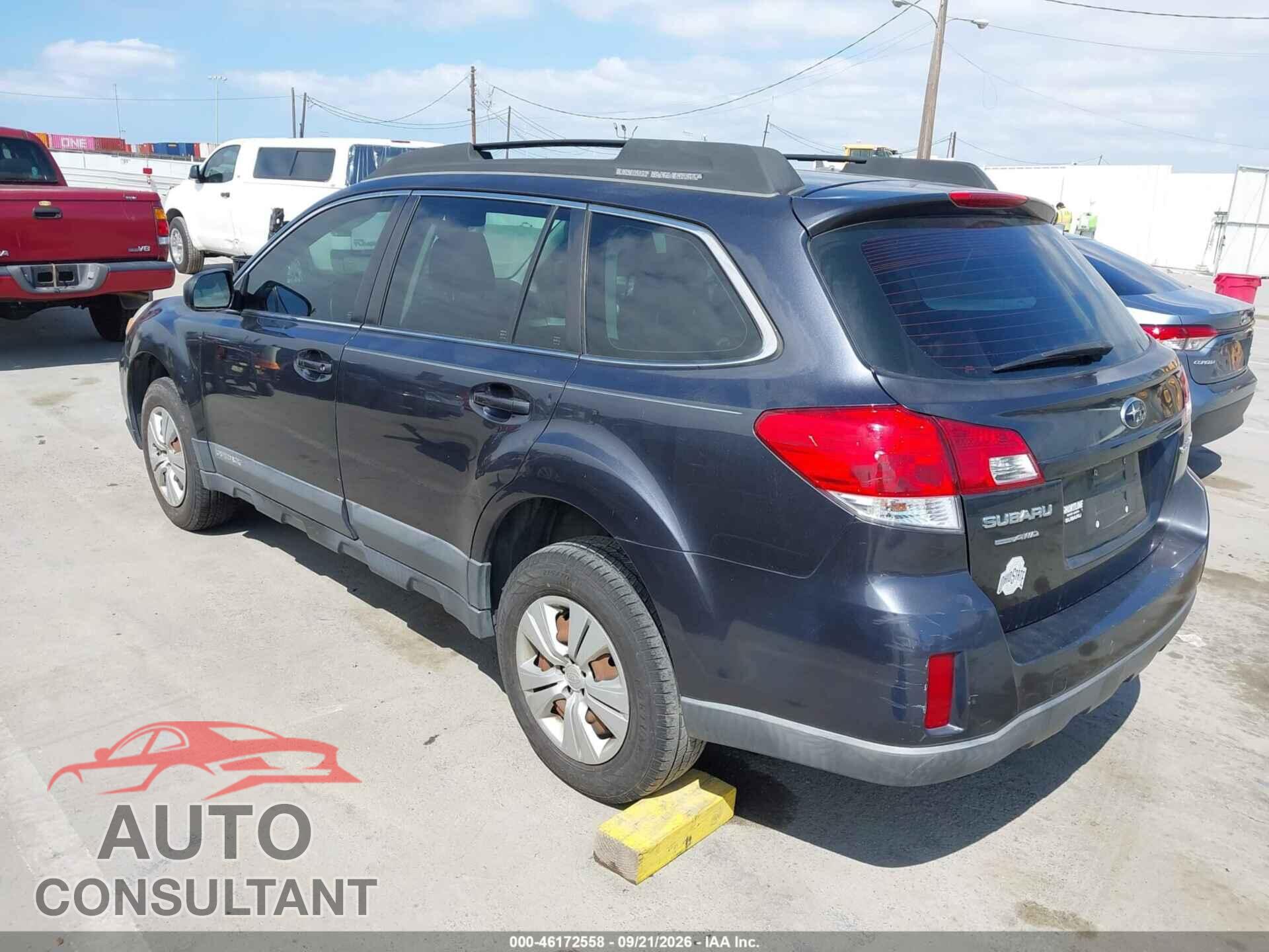 SUBARU OUTBACK 2011 - 4S4BRCAC4B3338295