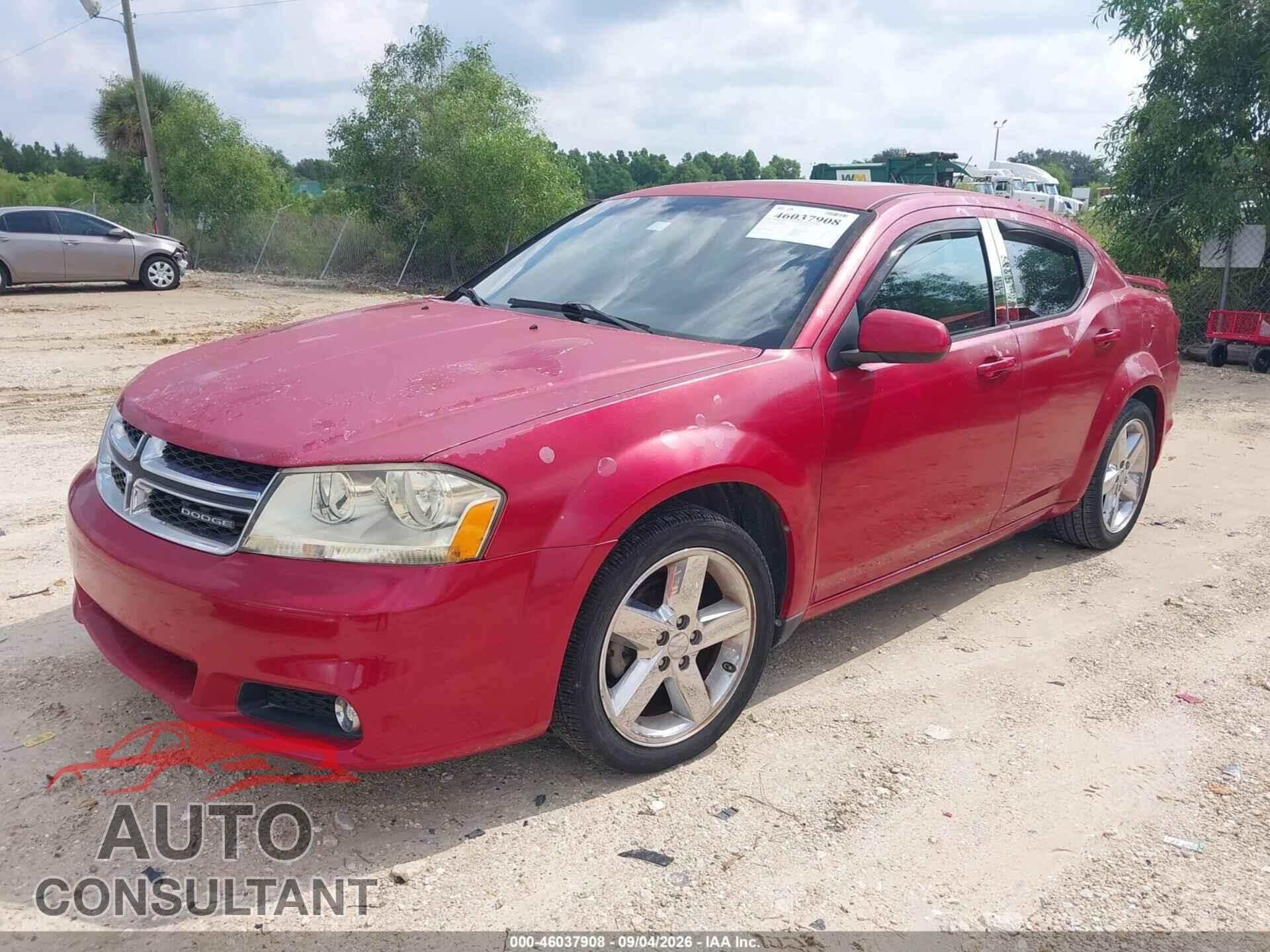 DODGE AVENGER 2011 - 1B3BD2FB1BN508566