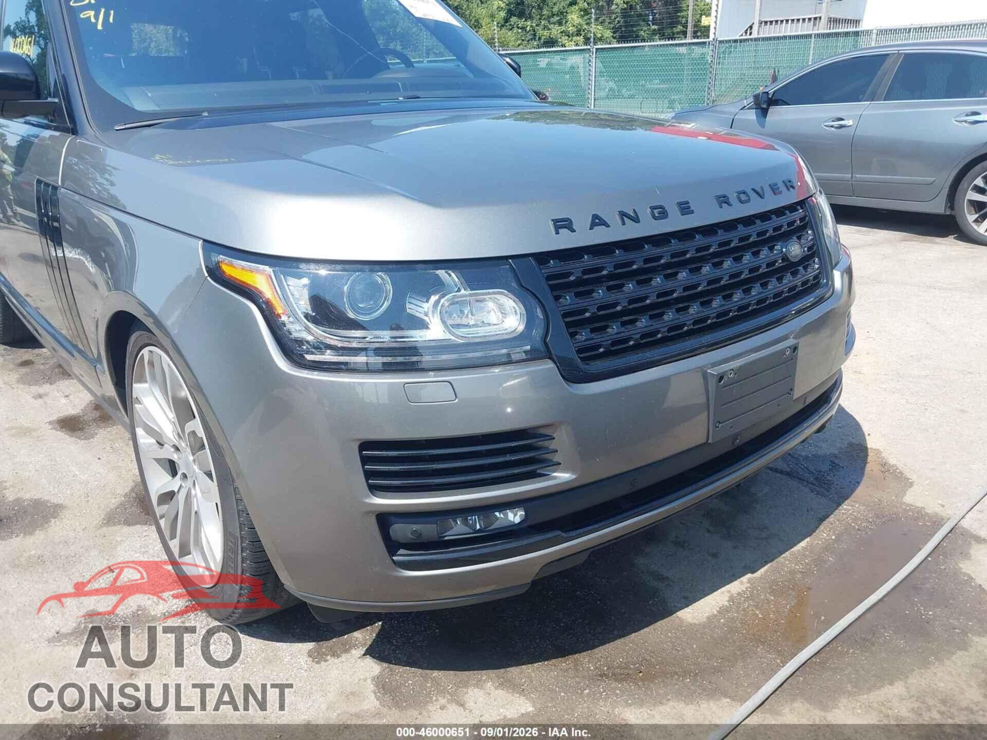 LAND ROVER RANGE ROVER 2017 - SALGS2FVXHA358969