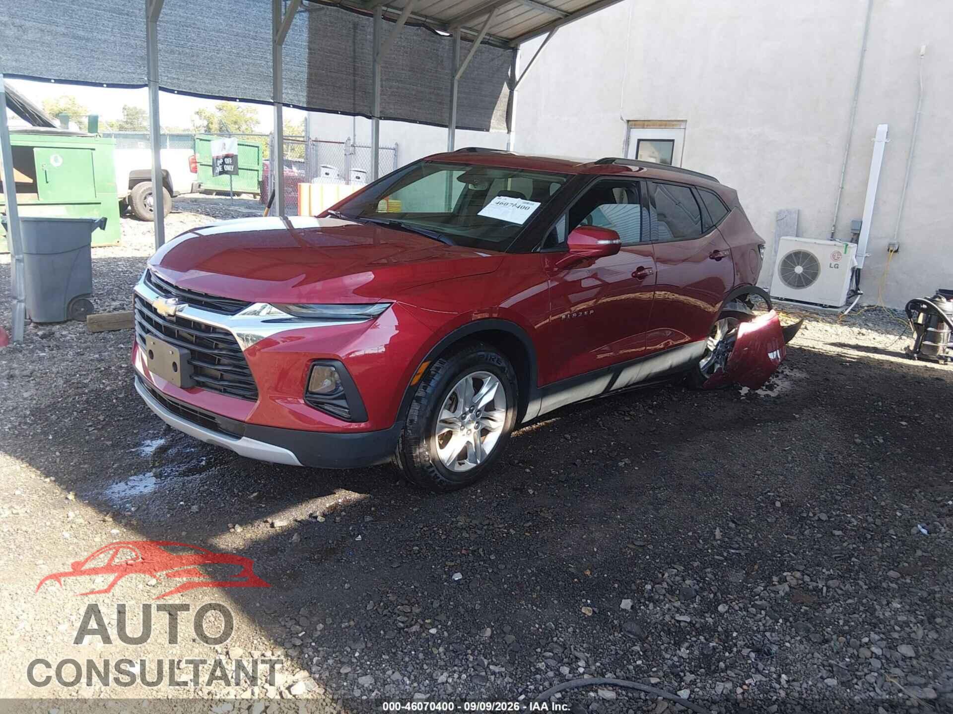 CHEVROLET BLAZER 2020 - 3GNKBBRA2LS581869