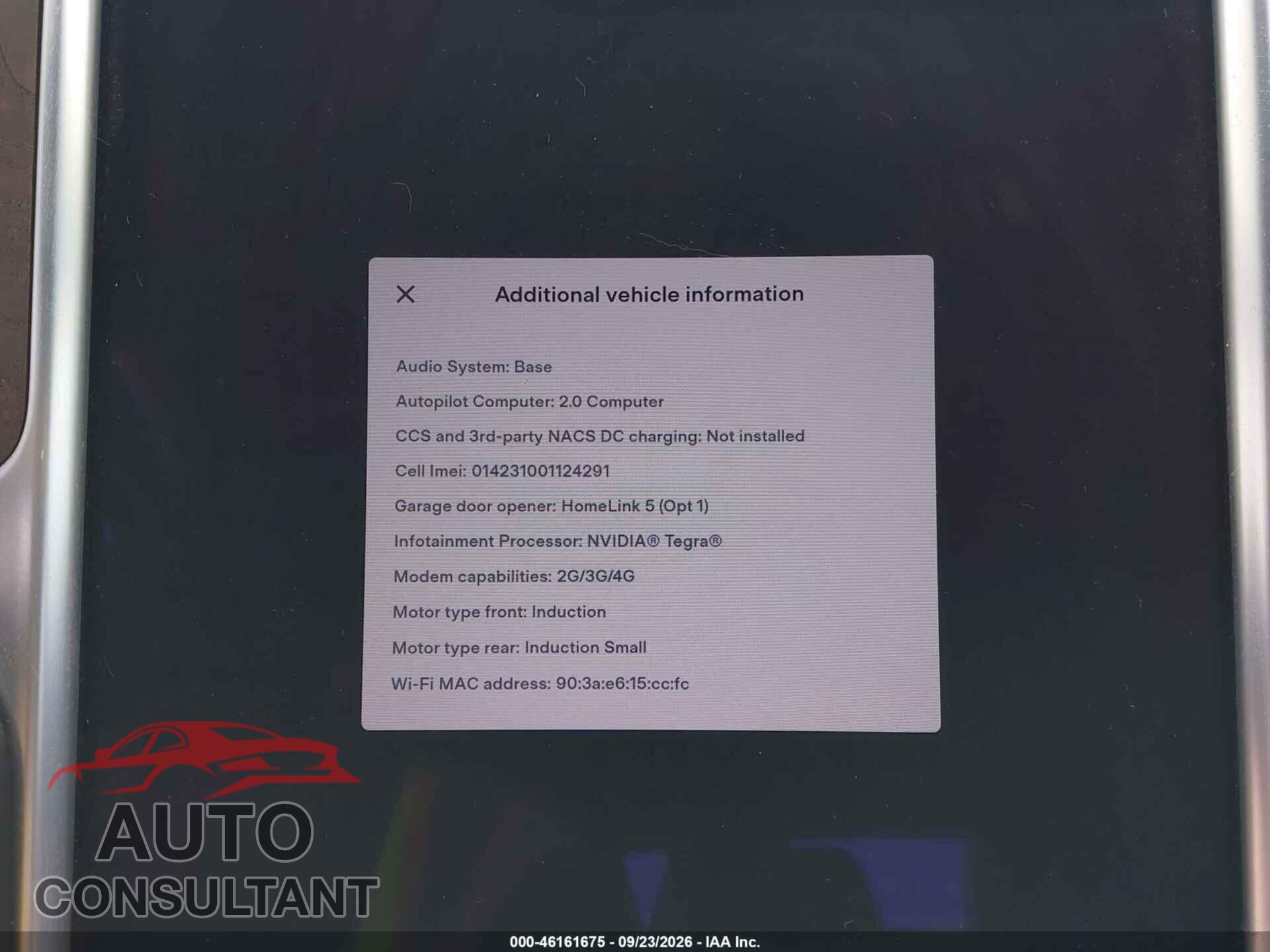 TESLA MODEL S 2017 - 5YJSA1E23HF201233
