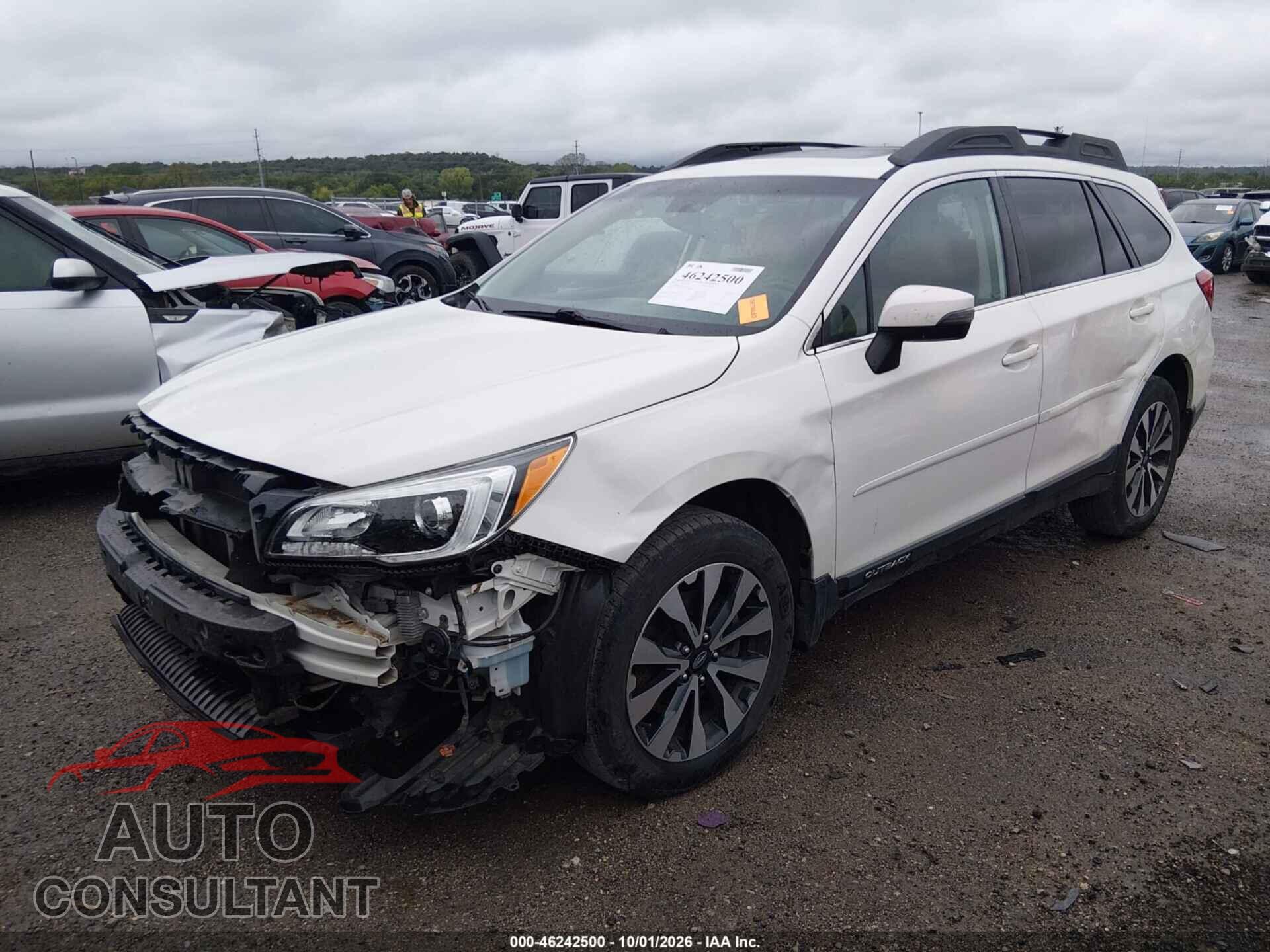 SUBARU OUTBACK 2016 - 4S4BSBNC2G3331152