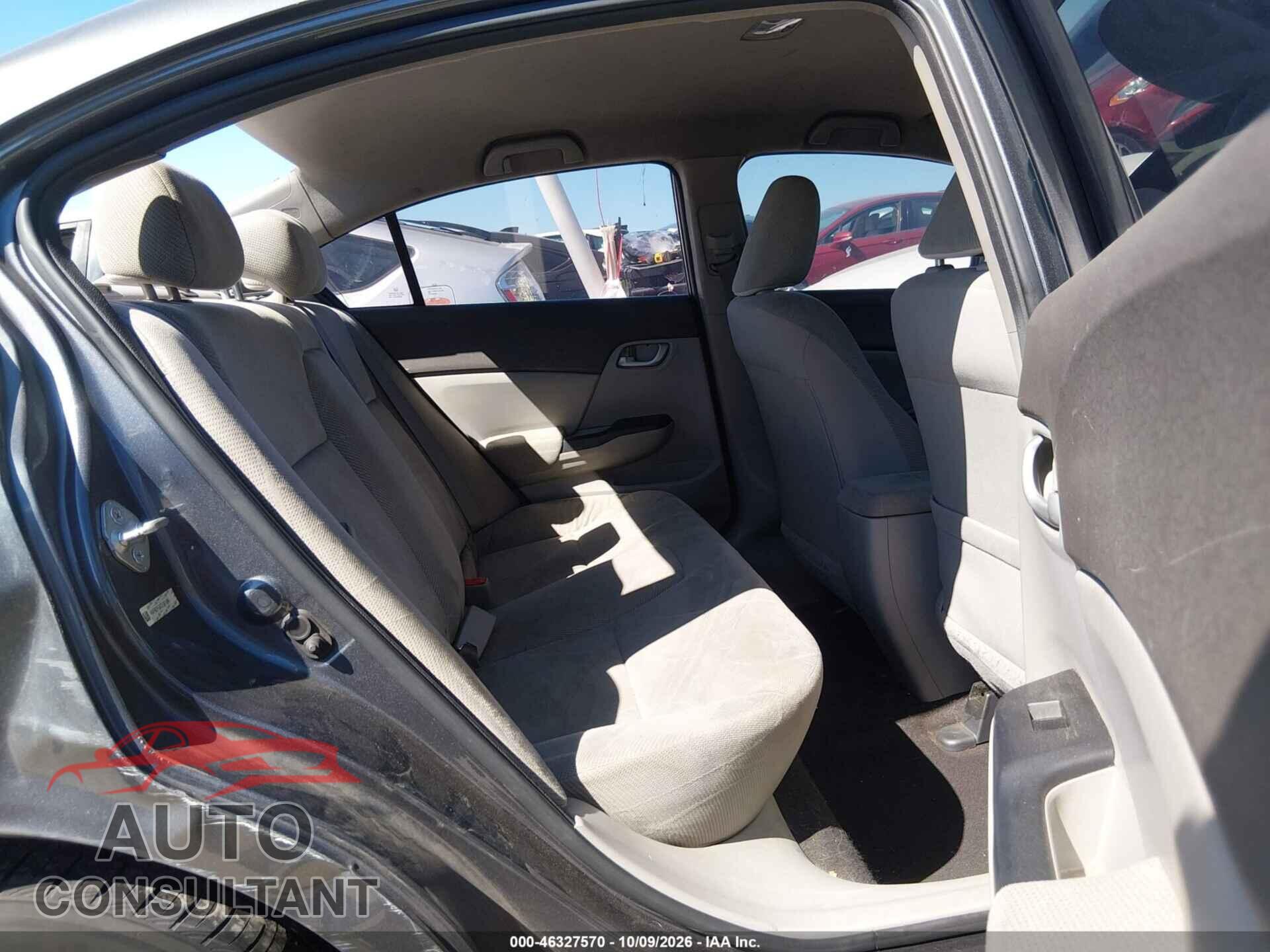 HONDA CIVIC 2012 - 19XFB2F5XCE301986