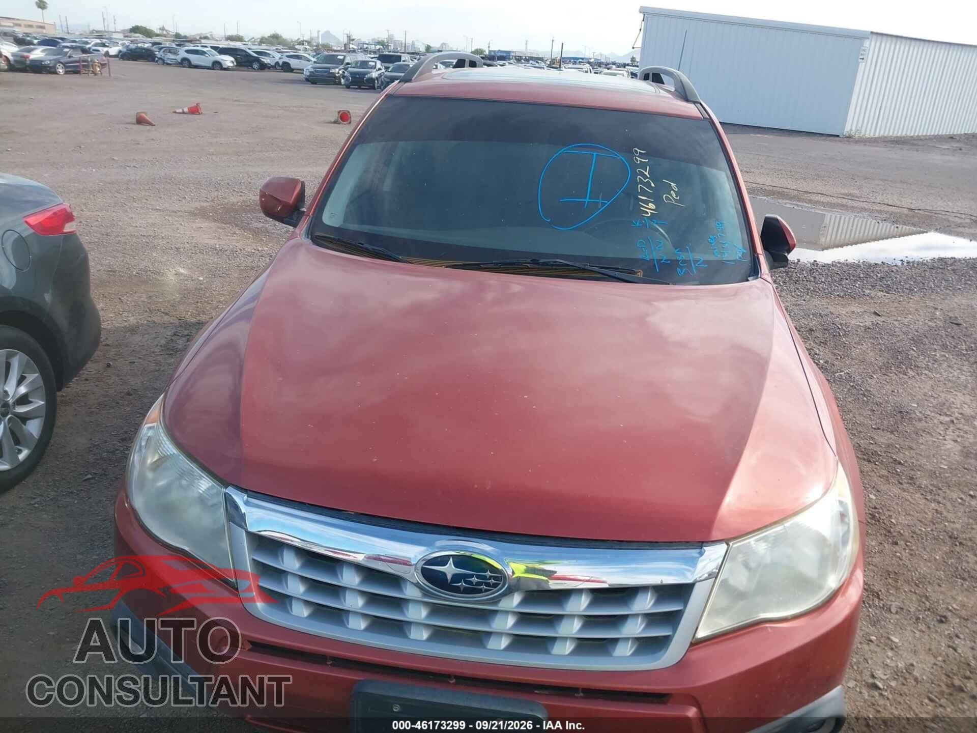 SUBARU FORESTER 2011 - JF2SHAEC0BH749753
