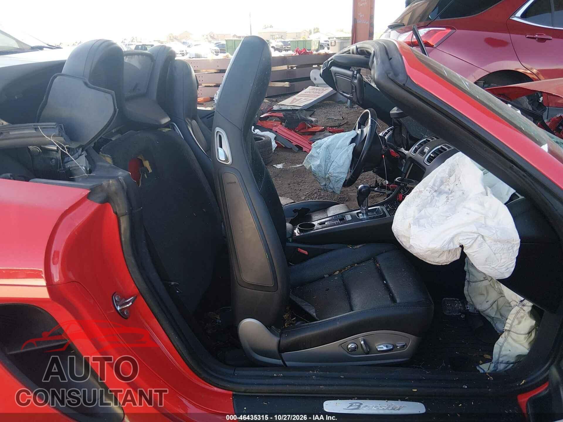 PORSCHE BOXSTER 2015 - WP0CA2A83FS120687
