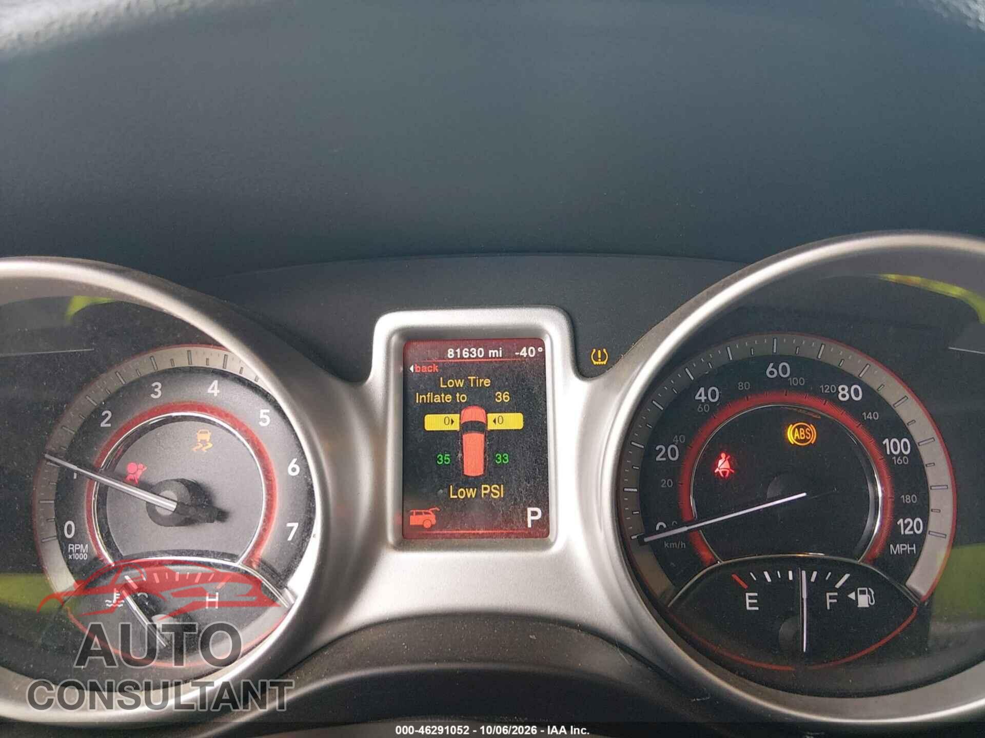 DODGE JOURNEY 2020 - 3C4PDCAB2LT199208
