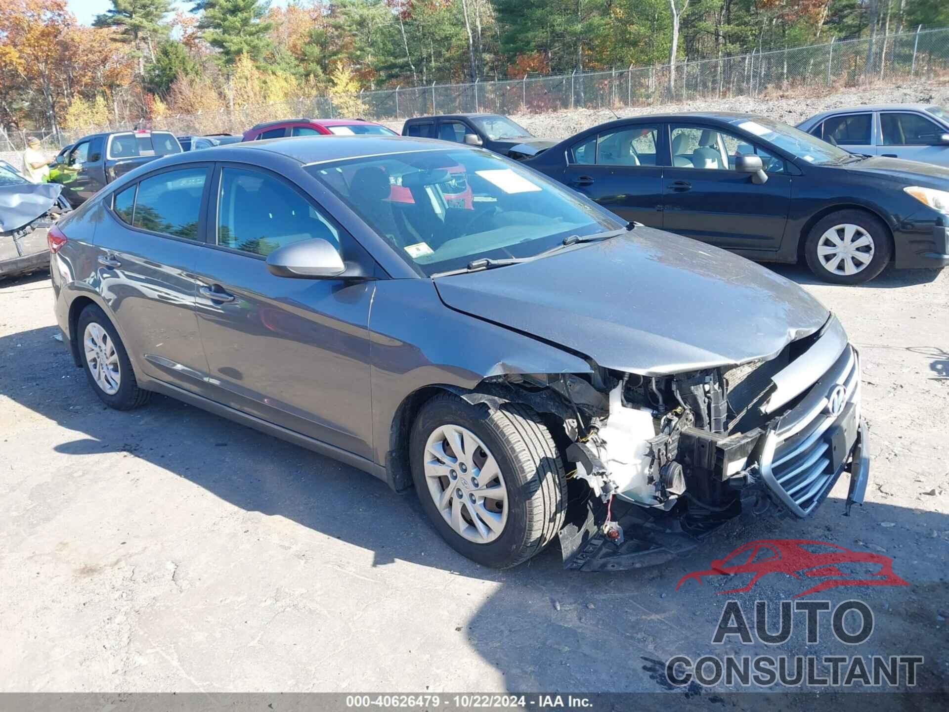 HYUNDAI ELANTRA 2018 - 5NPD74LF0JH349491