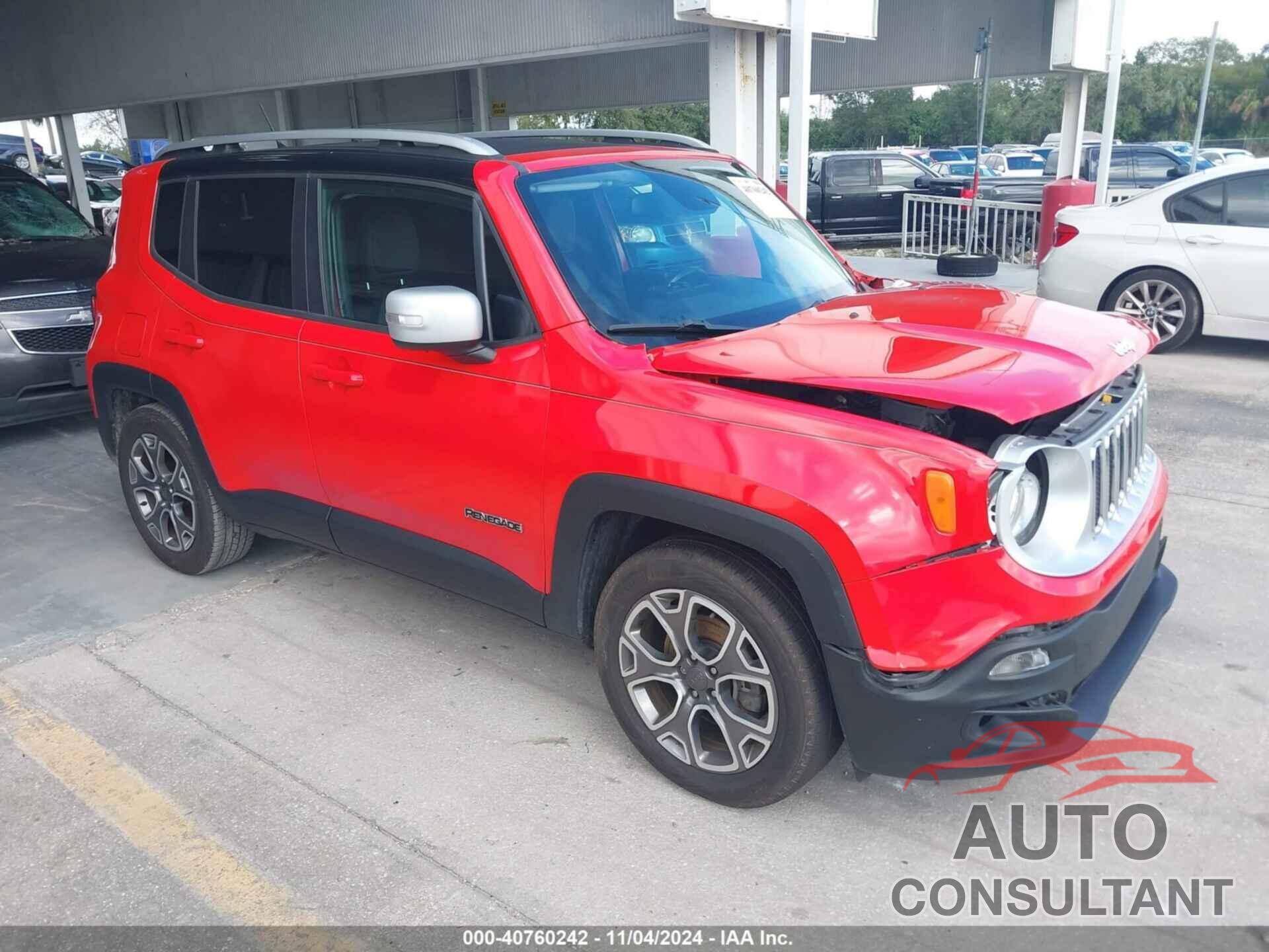 JEEP RENEGADE 2017 - ZACCJADB7HPF77772