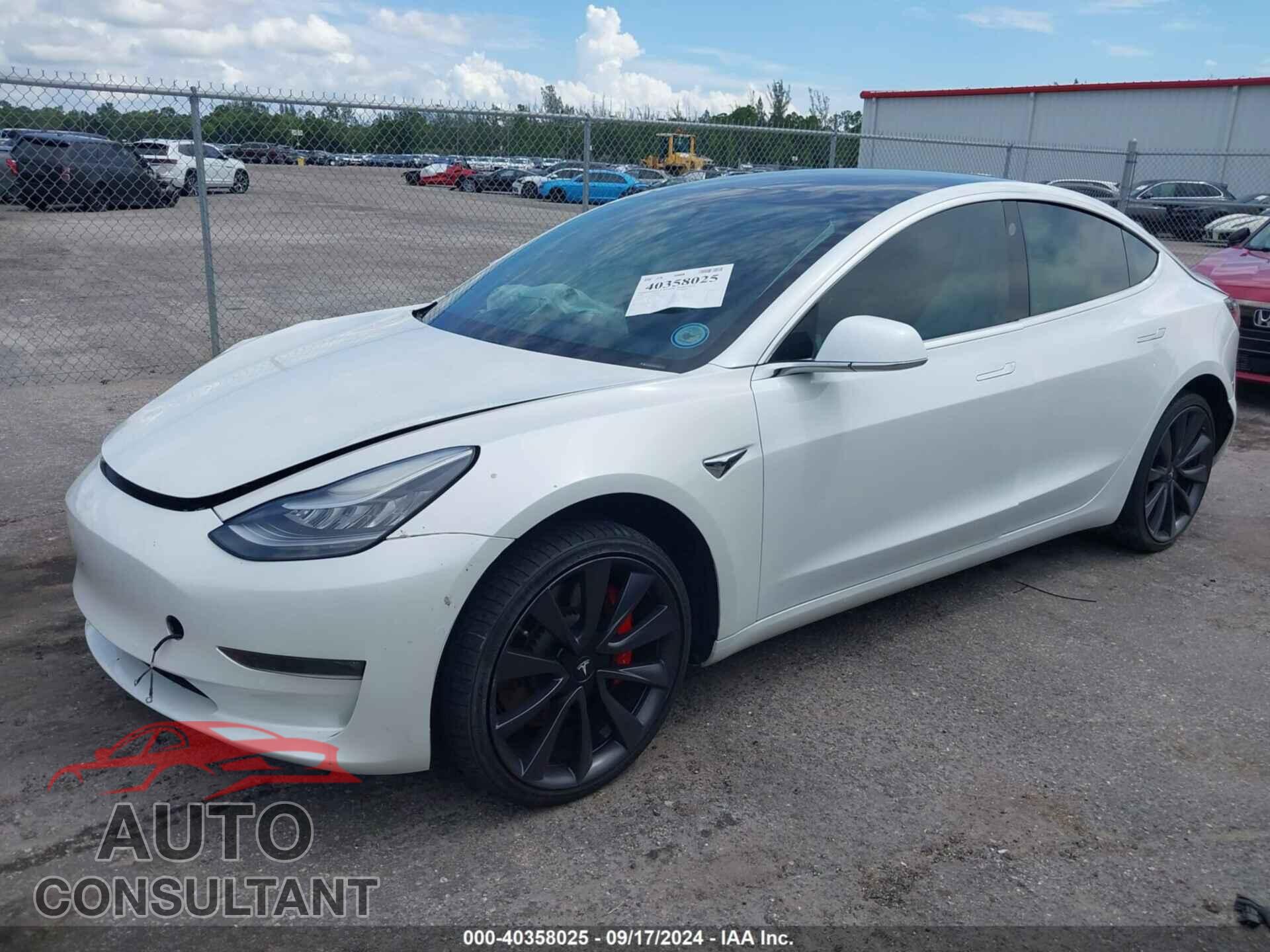 TESLA MODEL 3 2020 - 5YJ3E1EC4LF719541