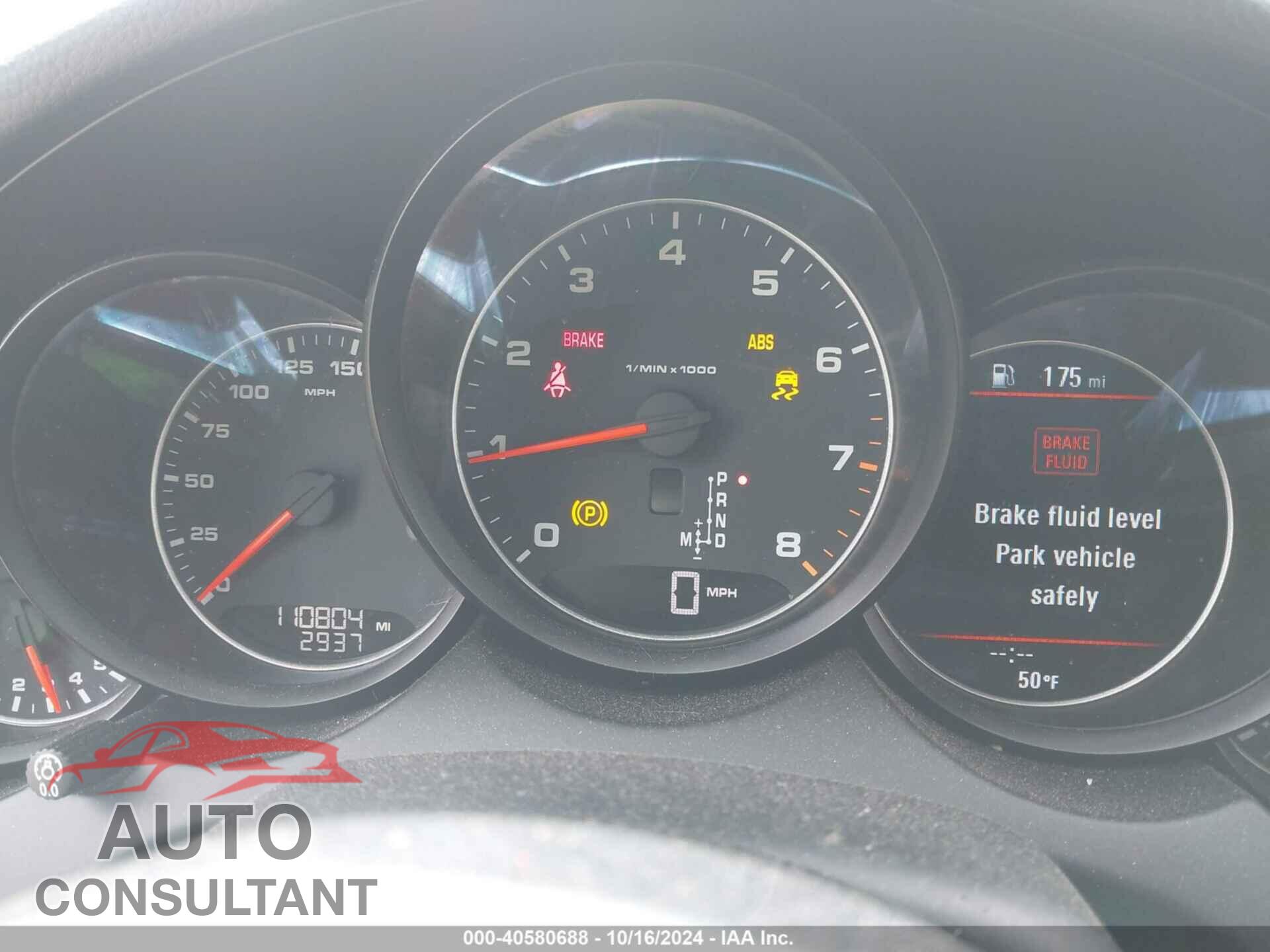 PORSCHE CAYENNE 2016 - WP1AA2A28GKA14819