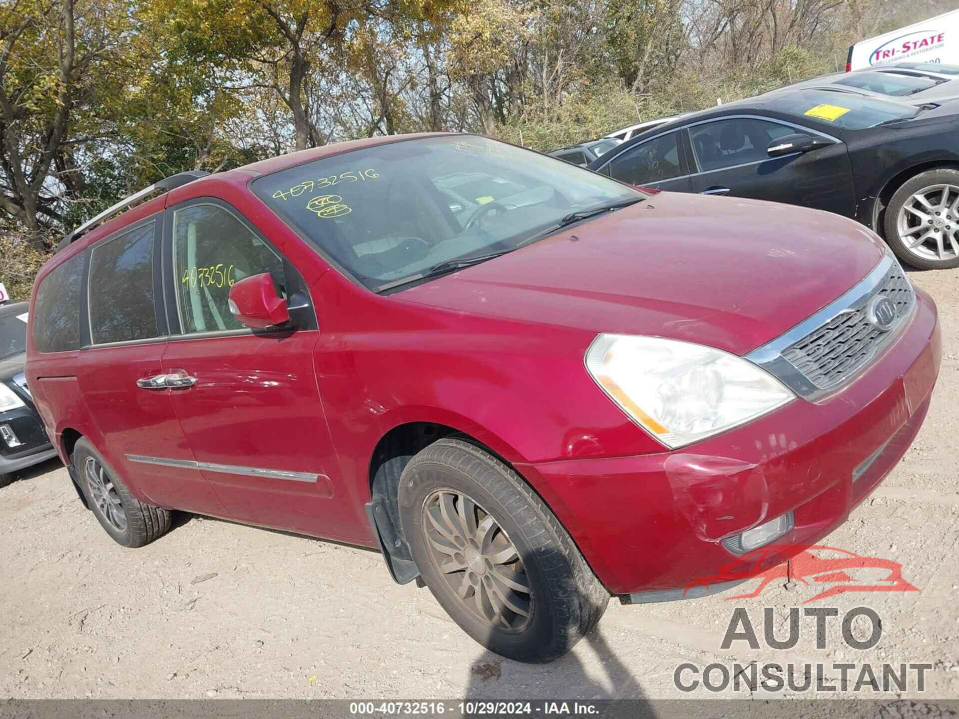 KIA SEDONA 2012 - KNDMH4C70C6419851