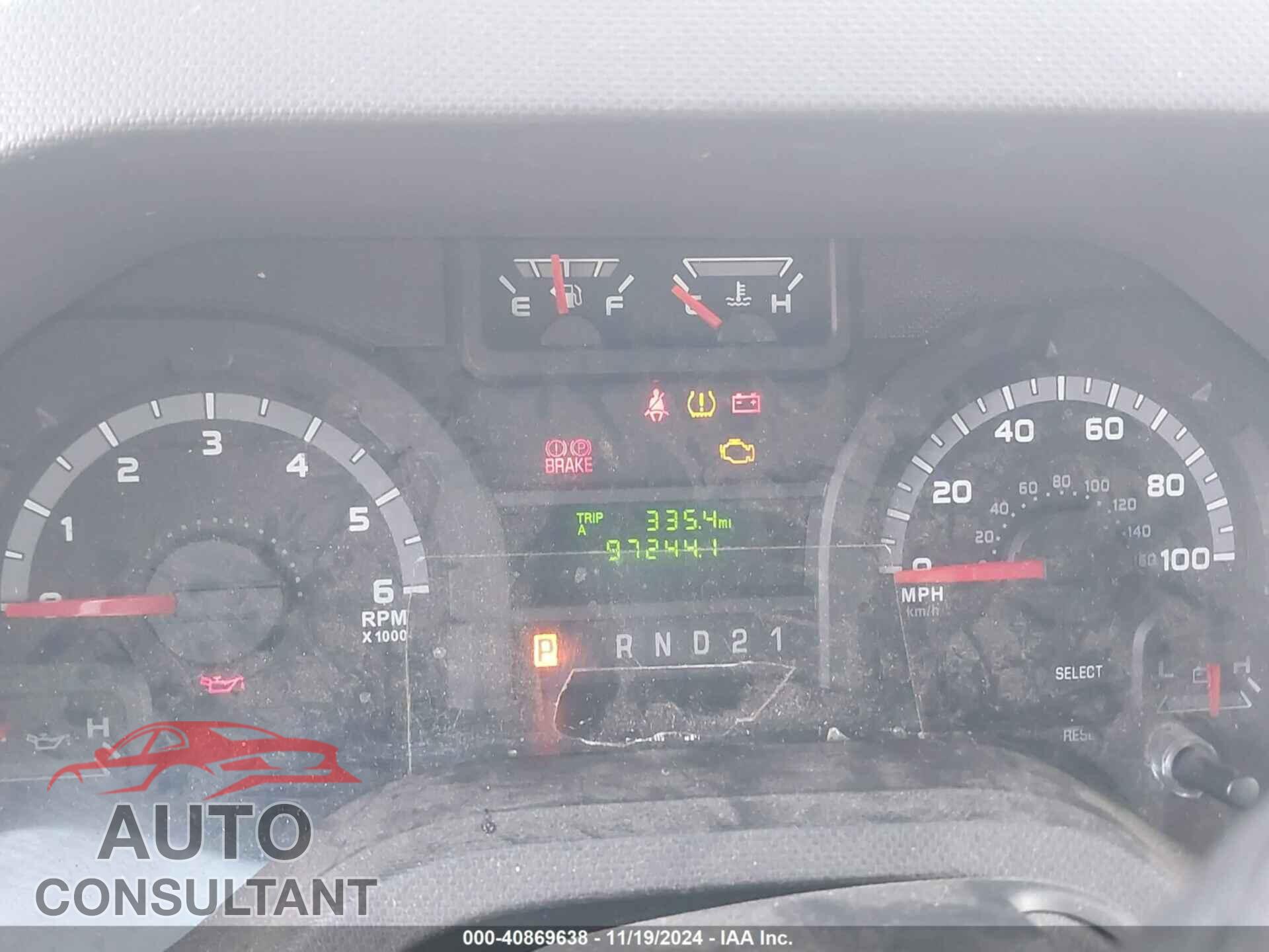 FORD E-150 2013 - 1FTNE1EW8DDB05037